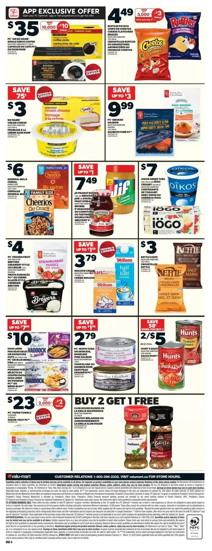 Valu-mart weeky flyer from March 13 to March 19 2025 - flyer page 4