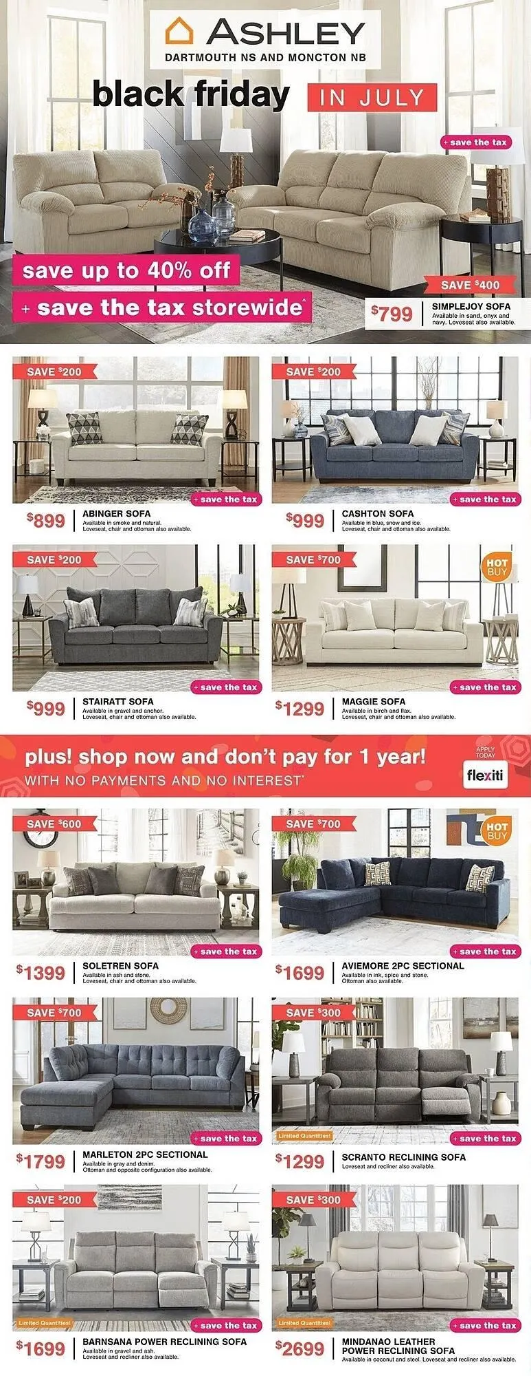 Ashley Furniture flyer - 1