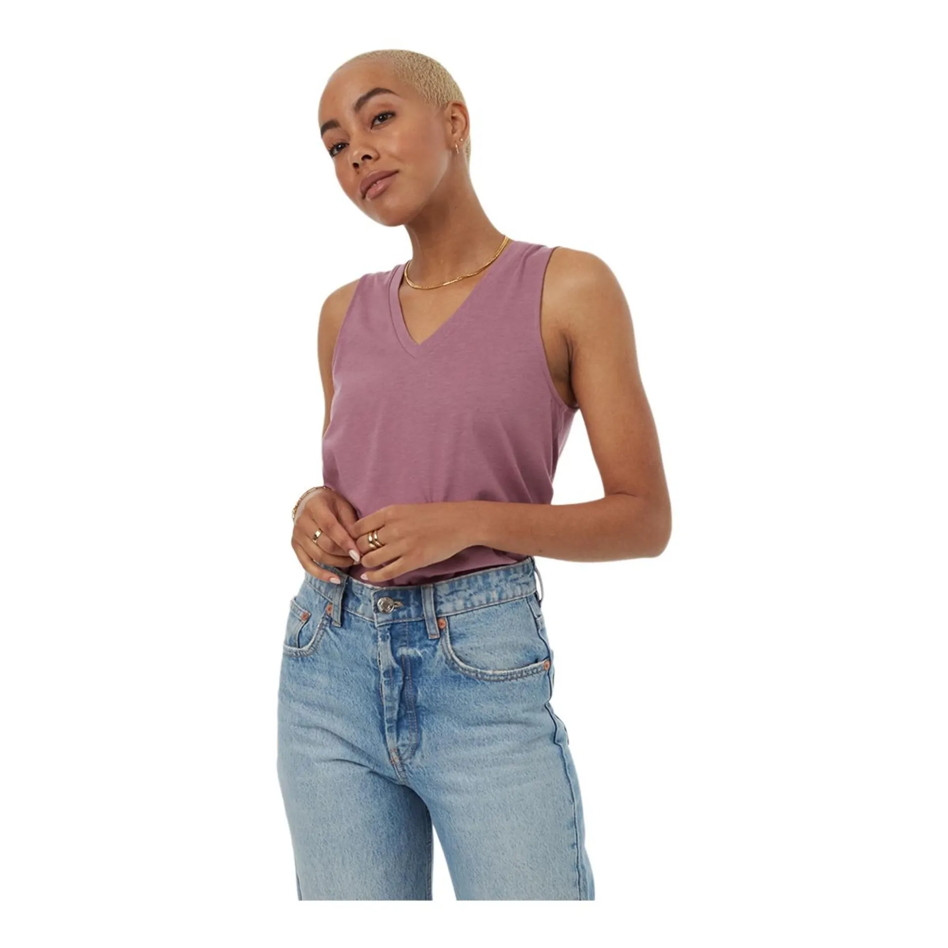 tentree Women's TreeBlend V-Neck Tank Top