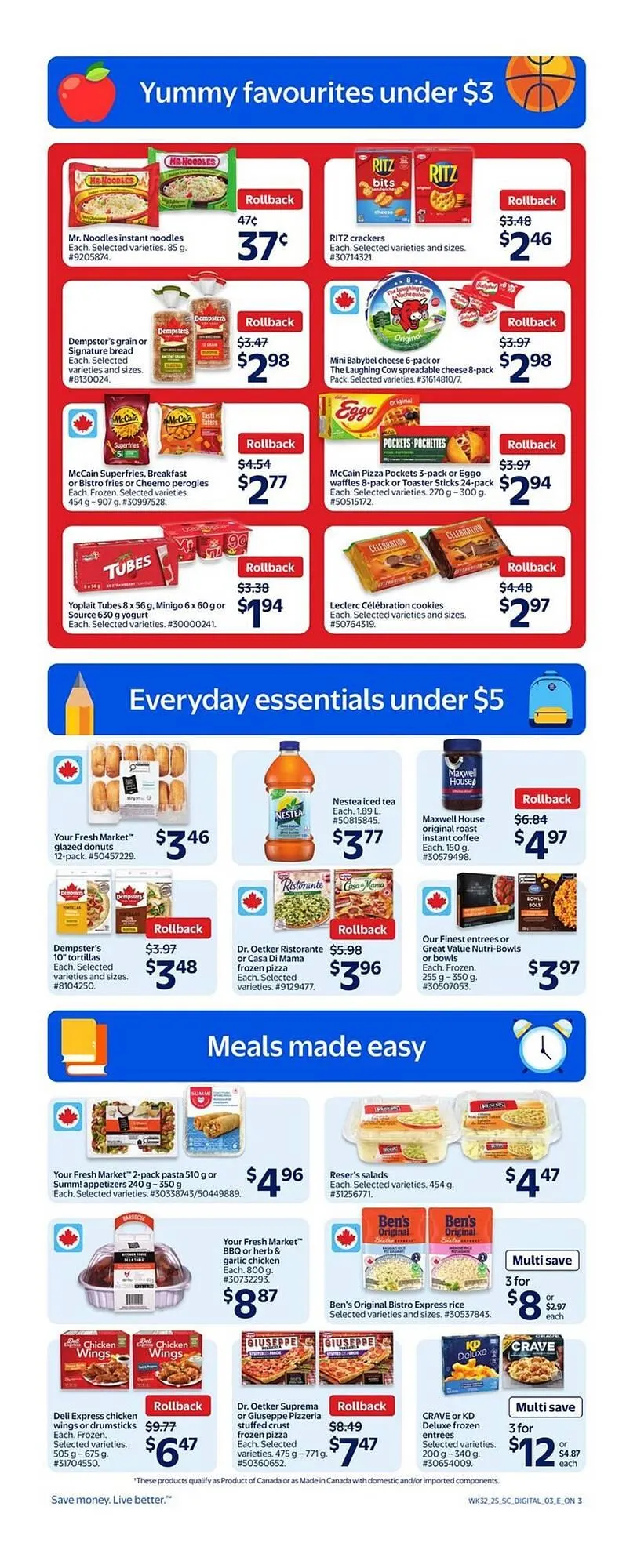 Walmart flyer from September 7 to September 17 2025 - flyer page 4