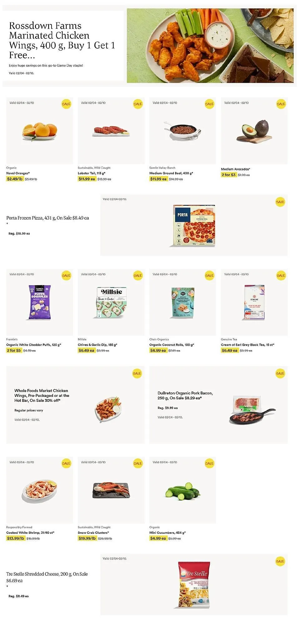 Whole Foods Market flyer from February 4 to February 10 2026 - flyer page 1