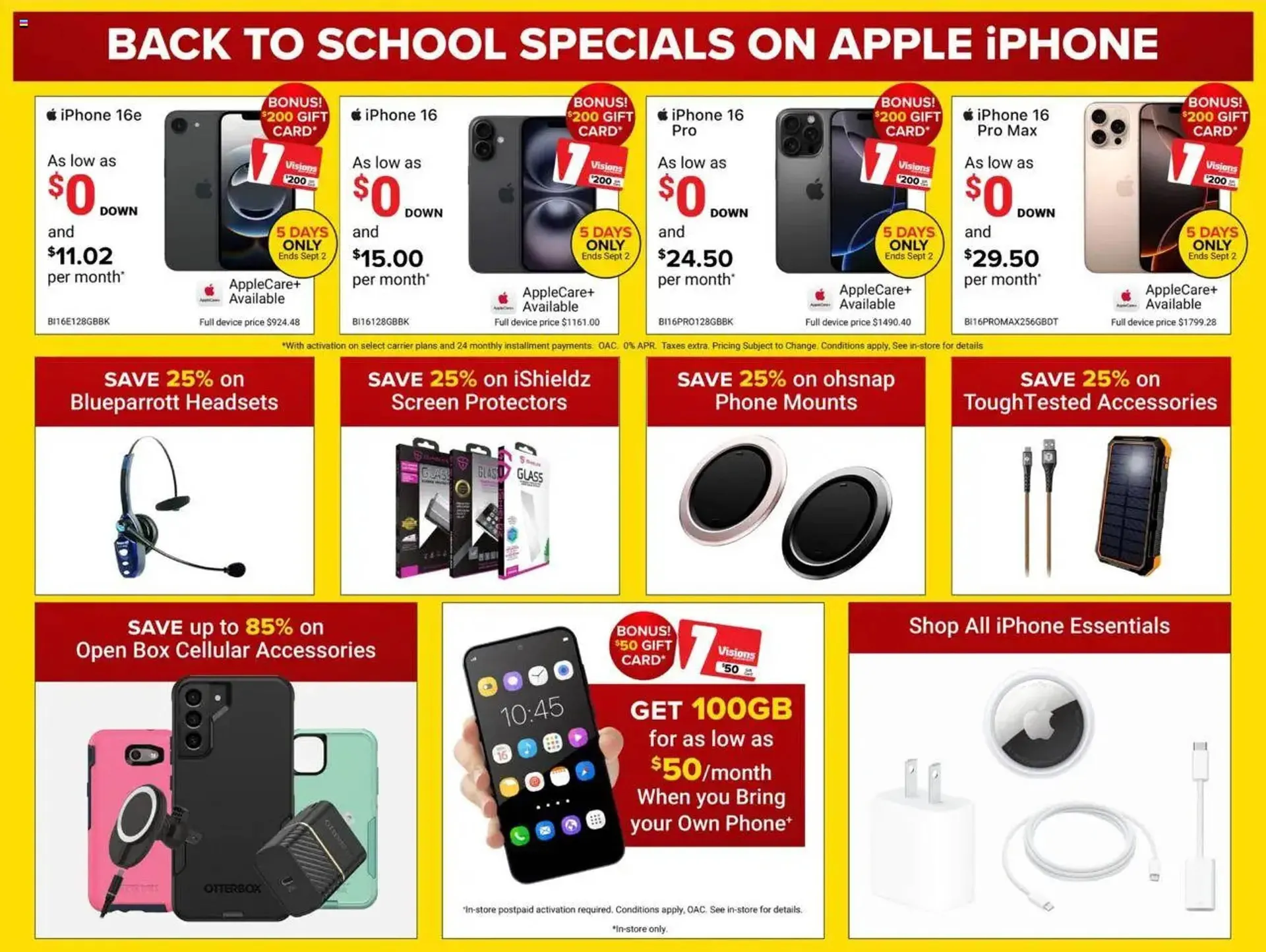 Visions Electronics flyer from August 29 to September 5 2025 - flyer page 8