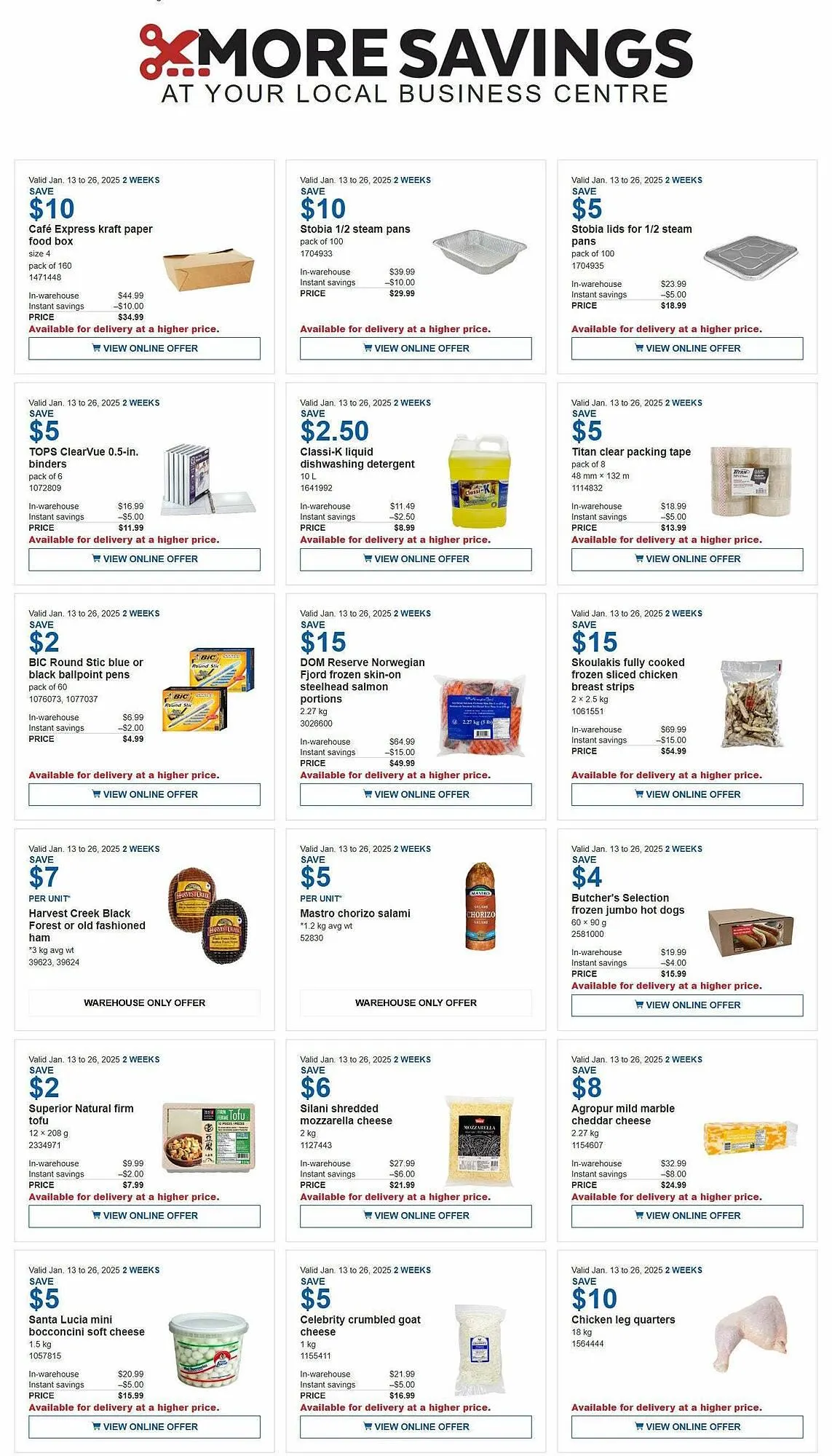 Costco flyer from January 13 to January 27 2025 - flyer page 1