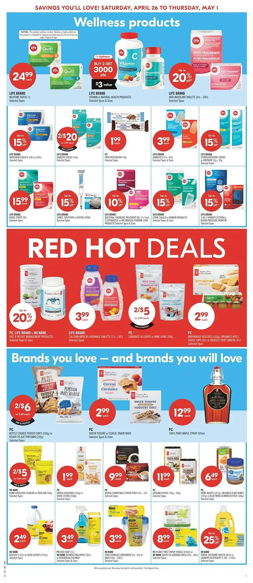 Shoppers Drug Mart flyer from April 29 to April 30 2025 - flyer page 14