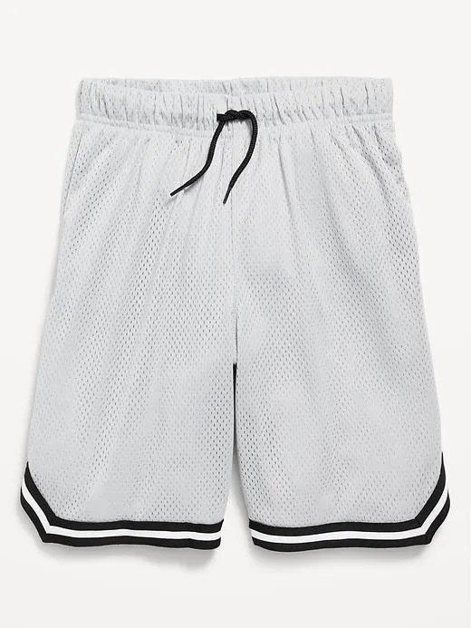 Mesh Basketball Shorts for Boys (At Knee)