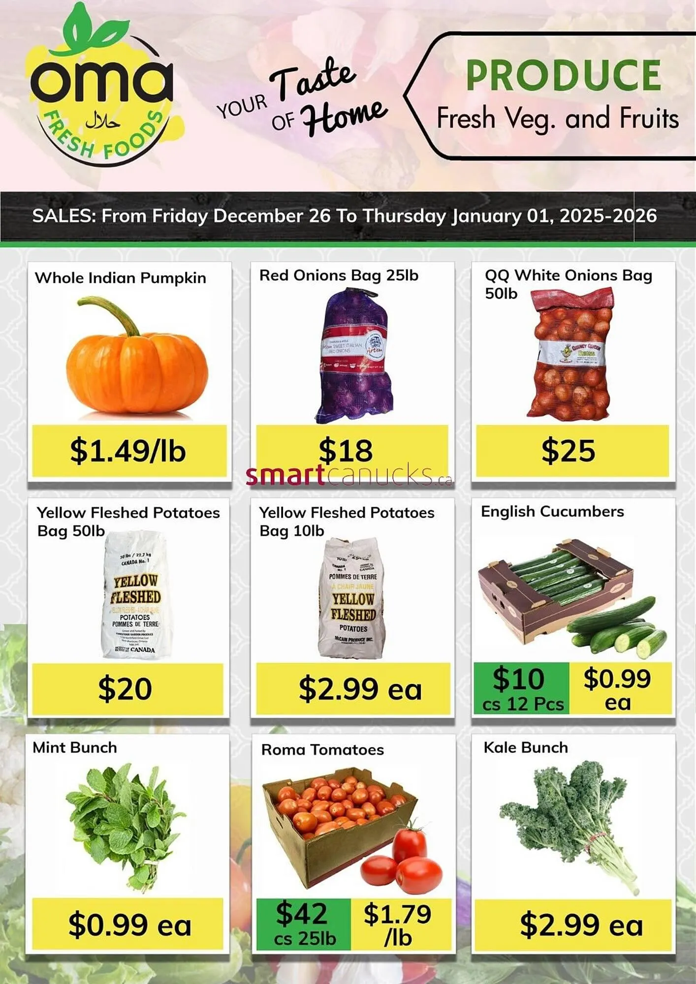 Oma Fresh Foods flyer from December 26 to January 1 2026 - flyer page 7