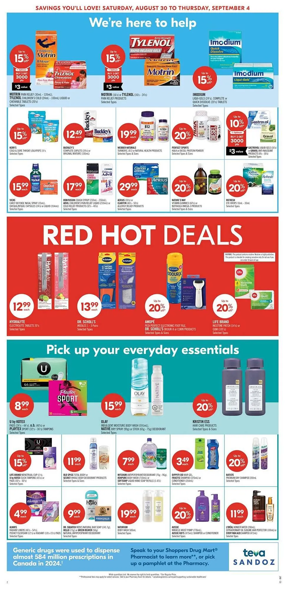 Shoppers Drug Mart flyer from August 29 to October 1 2025 - flyer page 7