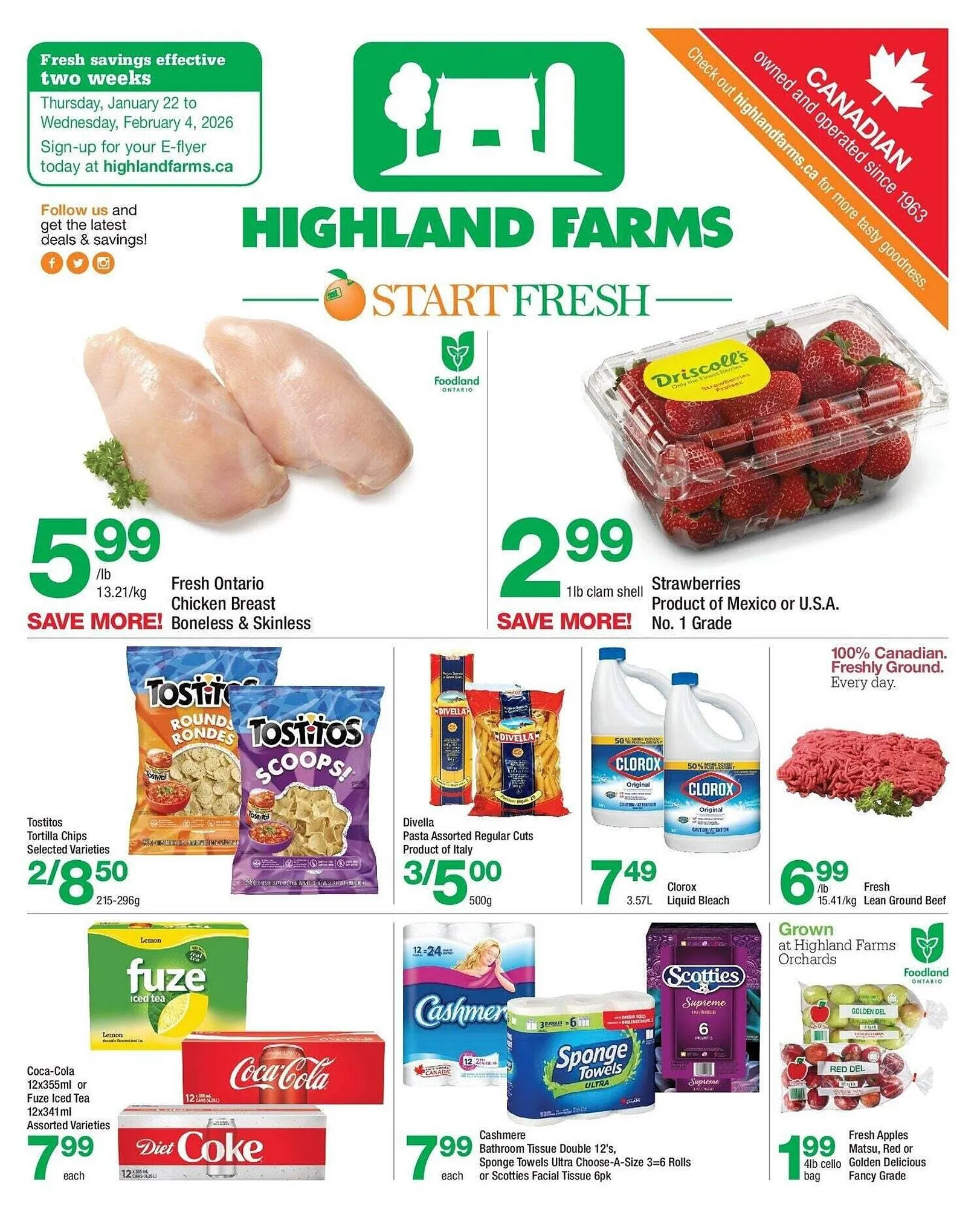 Highland Farms flyer - 1