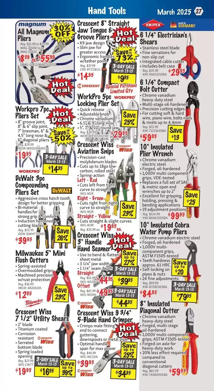 KMS Tools  from March 13 to March 31 2025 - flyer page 27