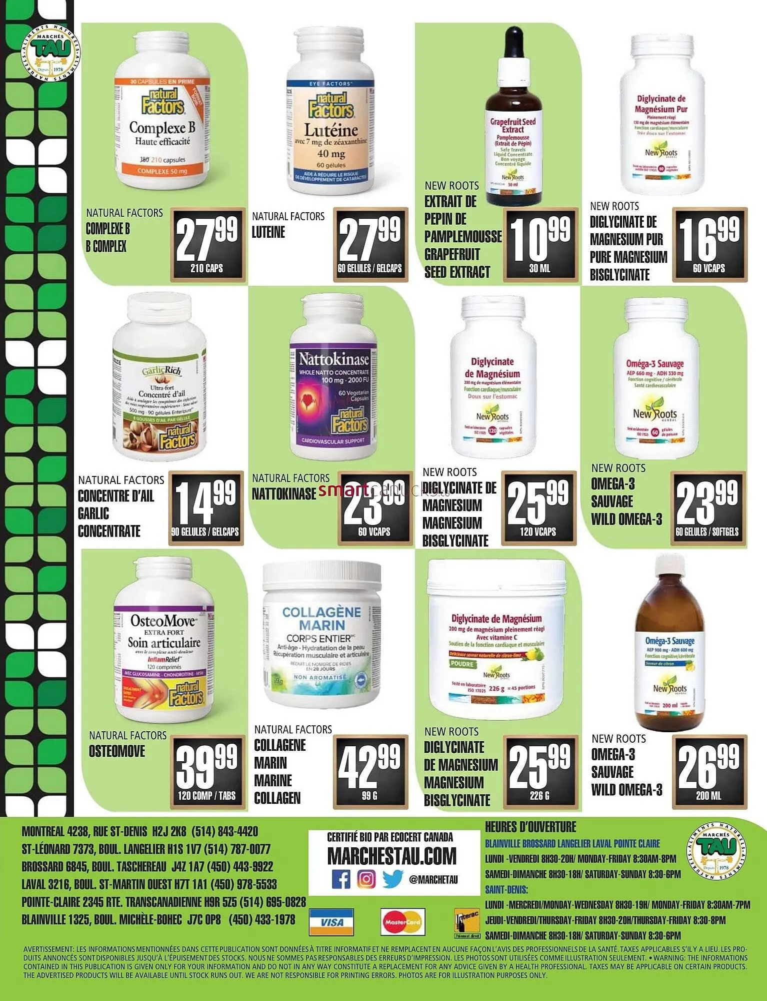 Marches Tau flyer from February 2 to March 1 2026 - flyer page 16