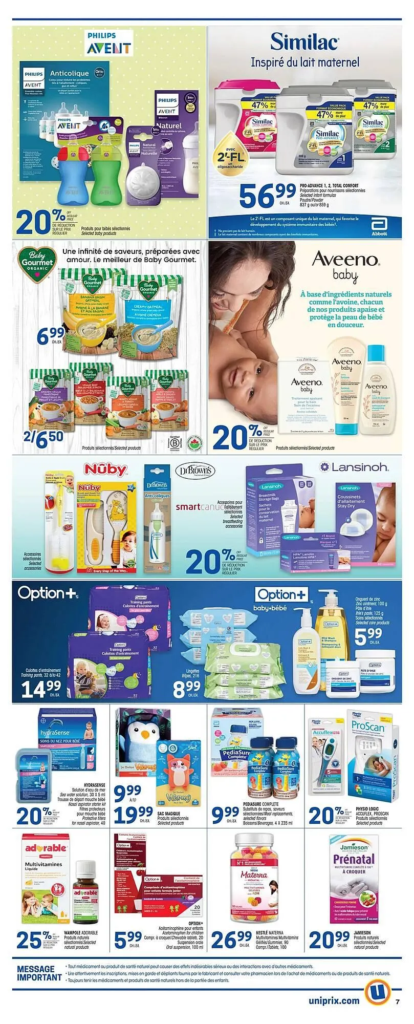 Uniprix flyer from April 17 to April 23 2025 - flyer page 7