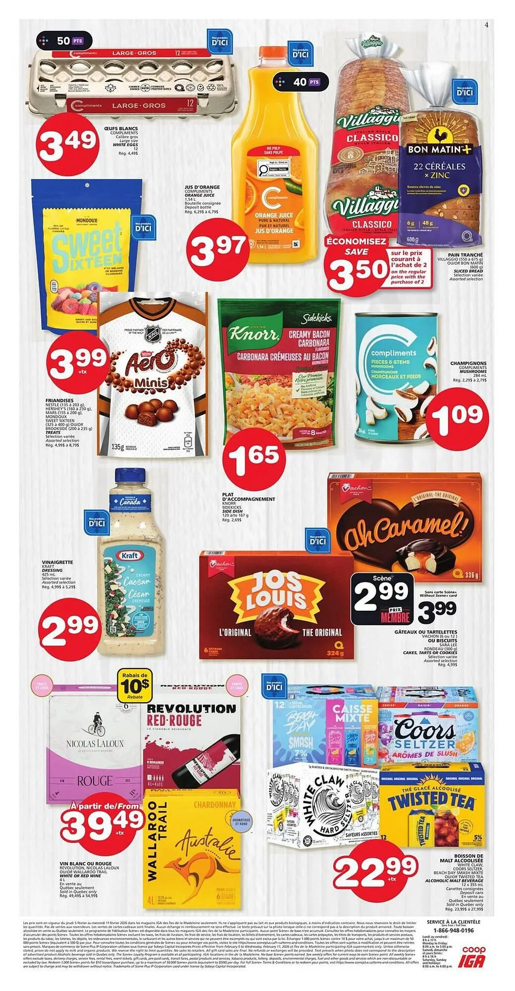 IGA flyer from February 5 to February 11 2026 - flyer page 4