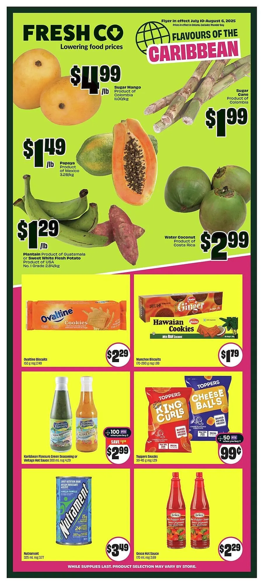 FreshCo flyer from July 11 to July 18 2025 - flyer page 1