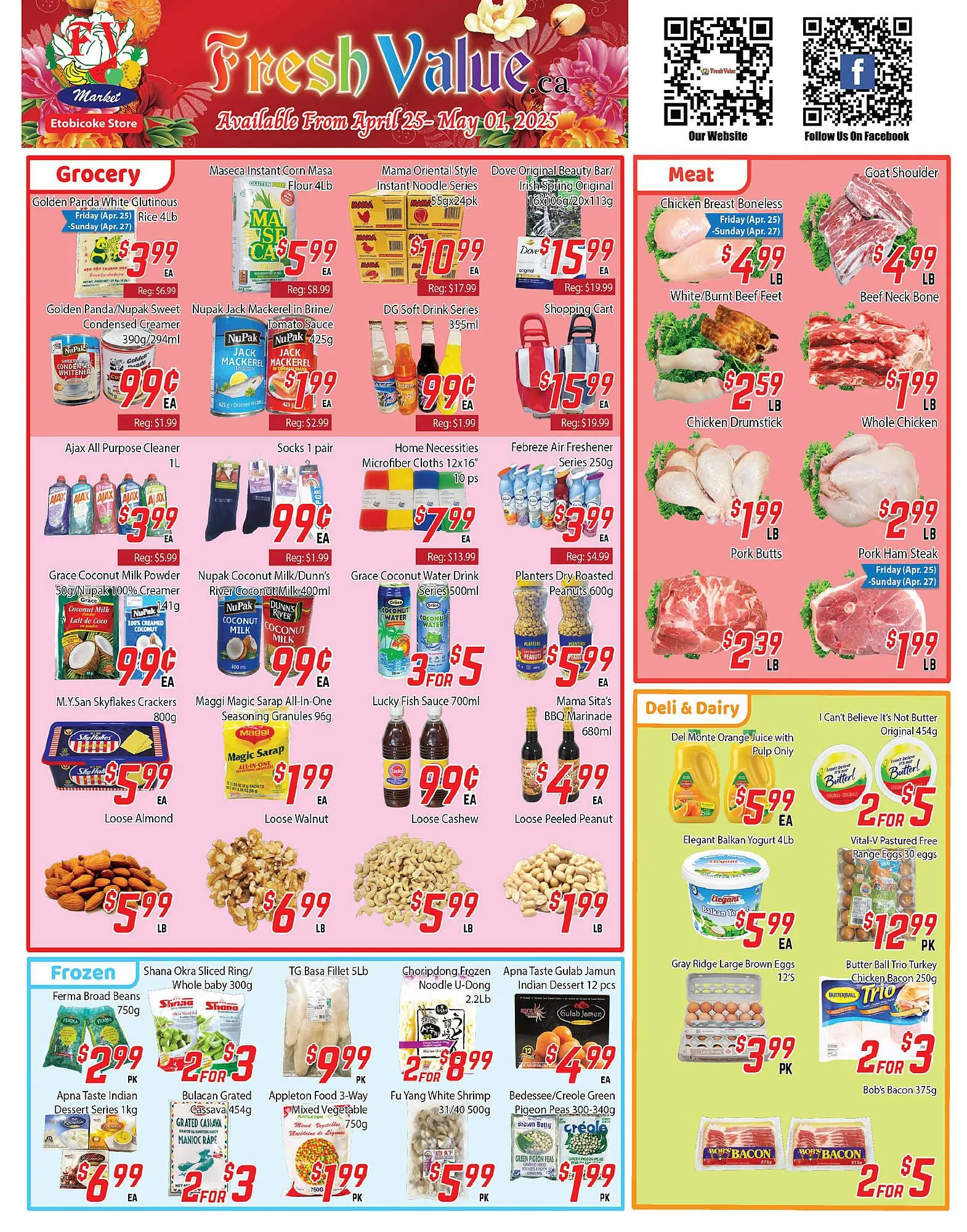 Fresh Value flyer from April 25 to May 1 2025 - flyer page 1