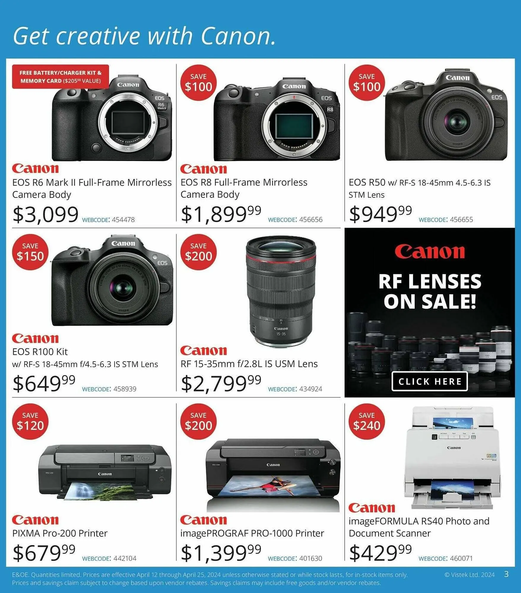 Vistek flyer from April 12 to April 19 2024 - flyer page 3