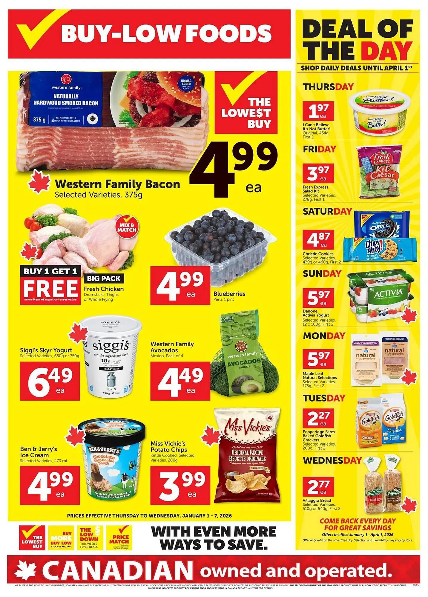 Buy-Low Foods flyer from January 1 to January 7 2026 - flyer page 1