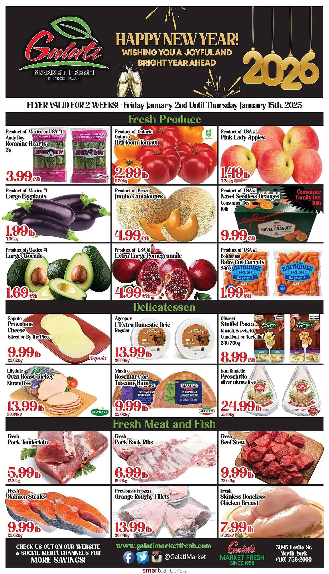 Galati Market Fresh flyer from January 2 to January 15 2026 - flyer page 1