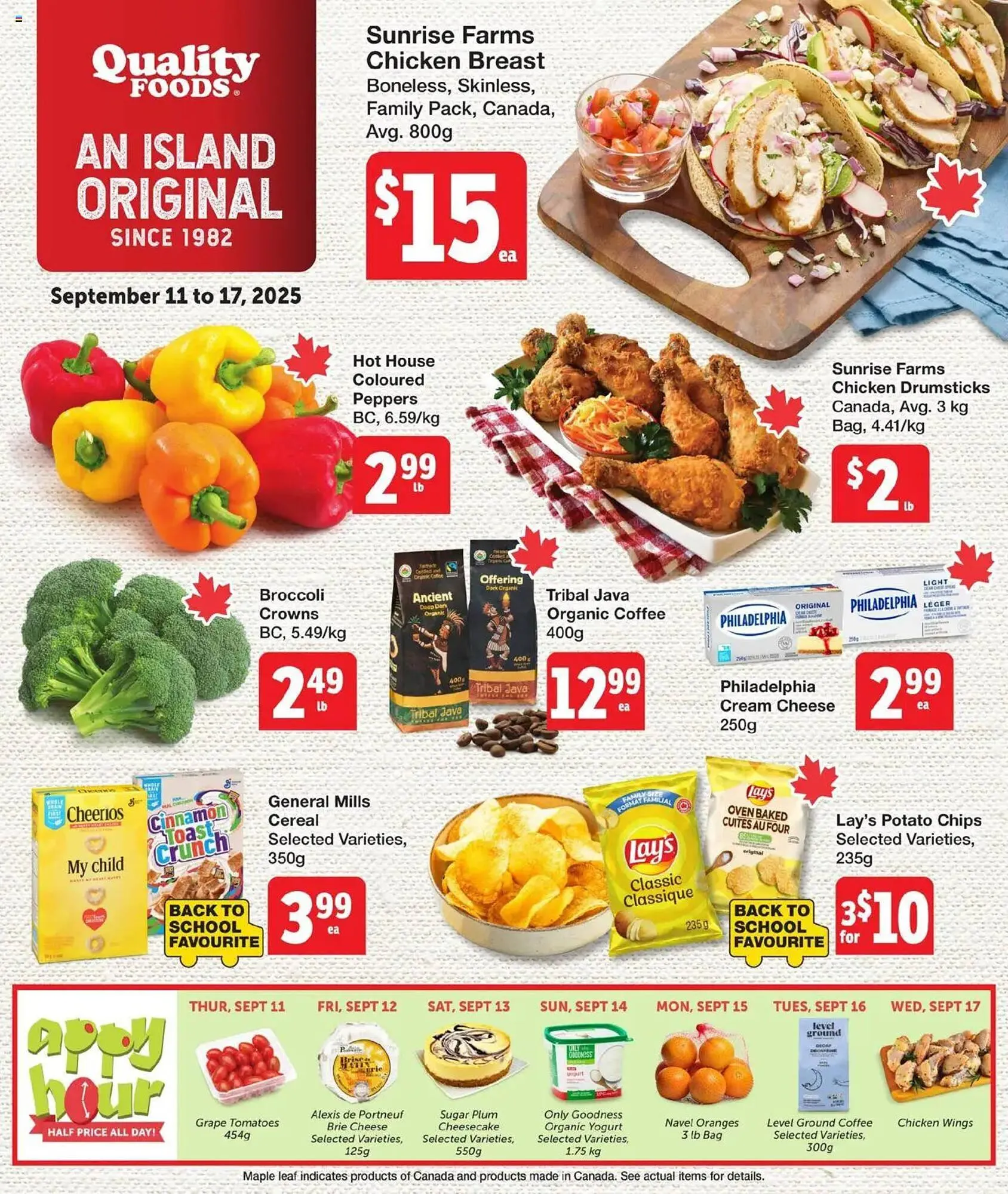 Quality Foods flyer from September 11 to September 18 2025 - flyer page 1
