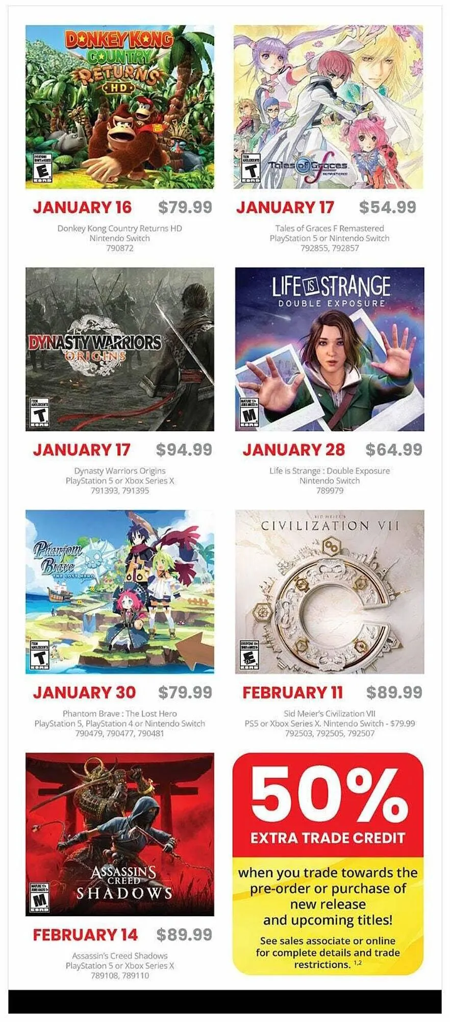 GameStop flyer from January 5 to January 12 2025 - flyer page 2