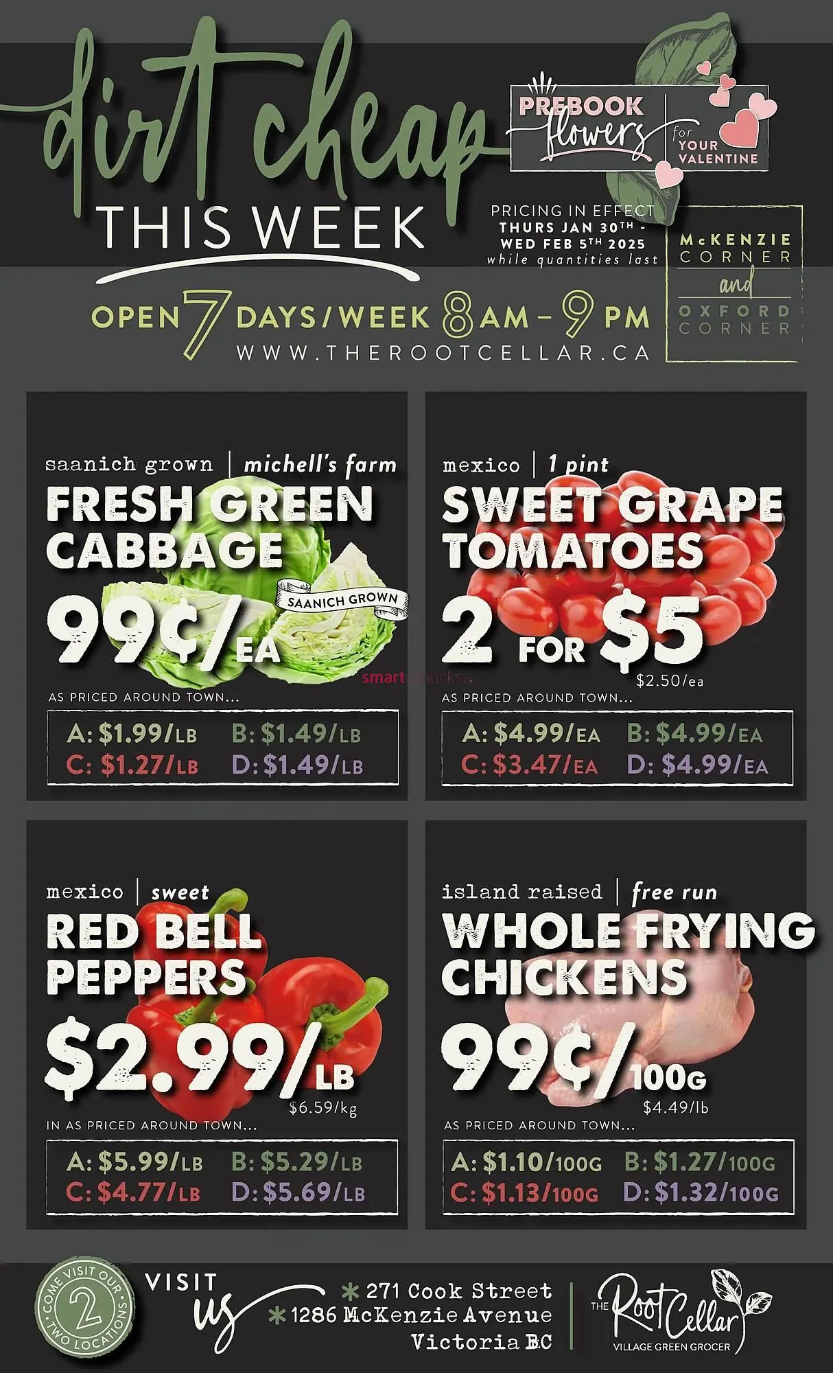 The Root Cellar flyer from January 31 to February 11 2025 - flyer page 1