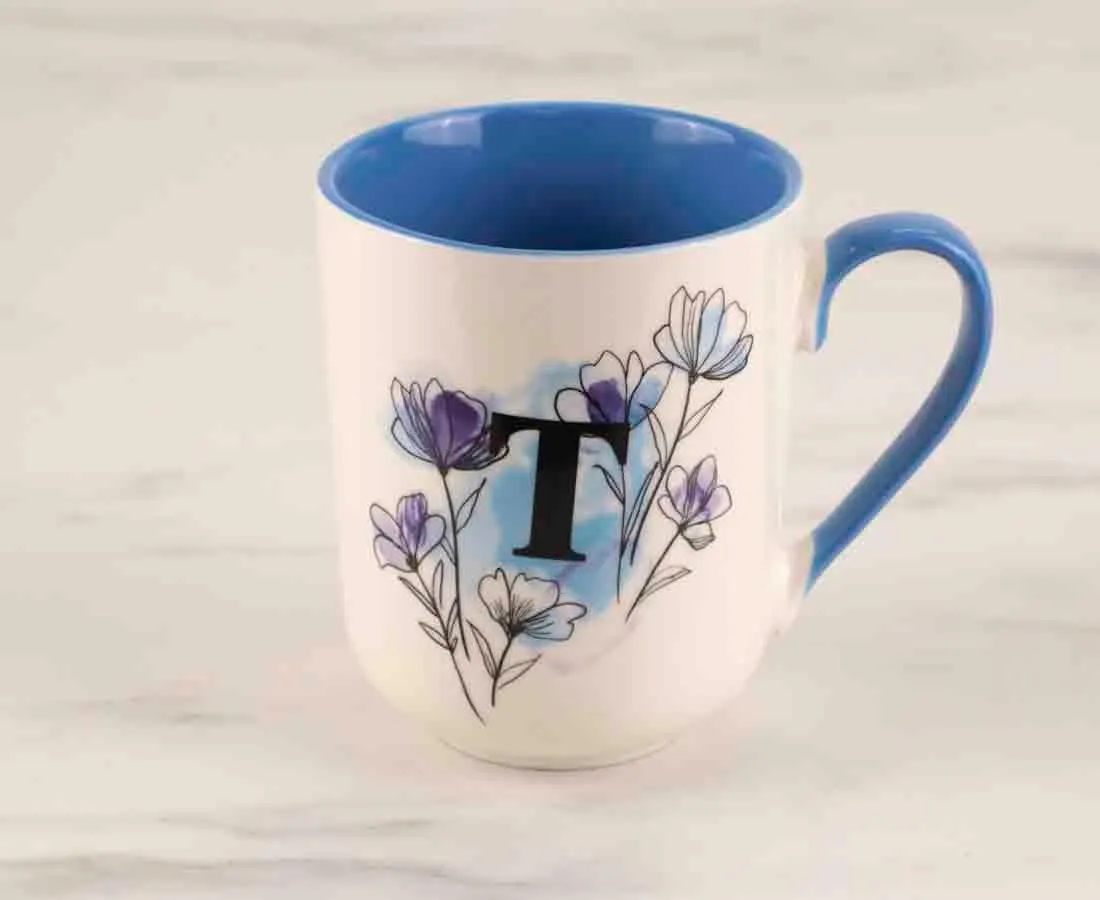 Monogram 'T' Mug, Cara, 480 ml