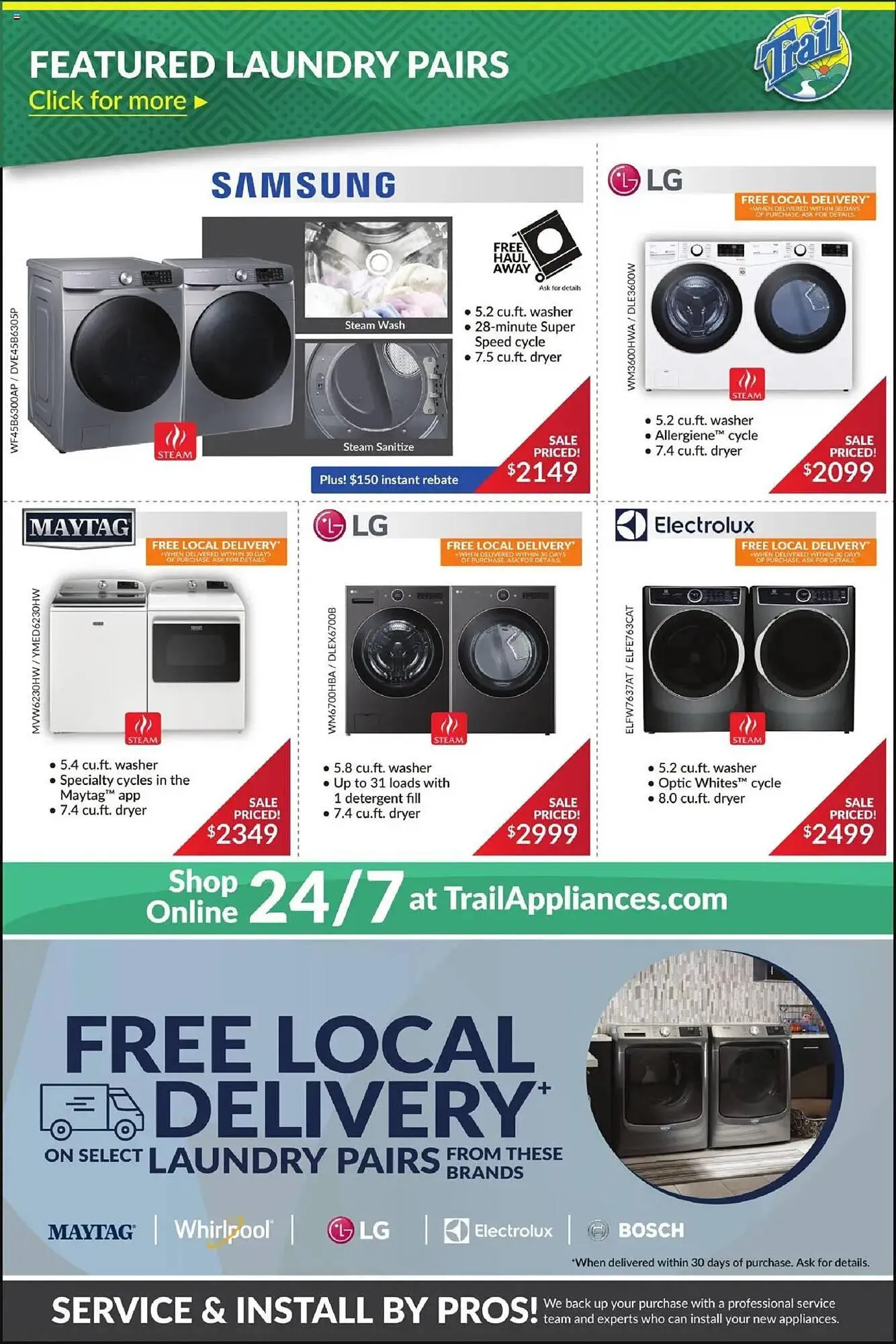Trail Appliances flyer from April 3 to April 13 2025 - flyer page 7