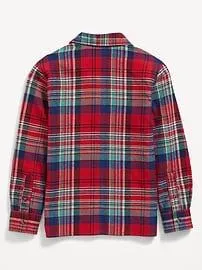 Long-Sleeve Flannel Pocket Shirt for Boys