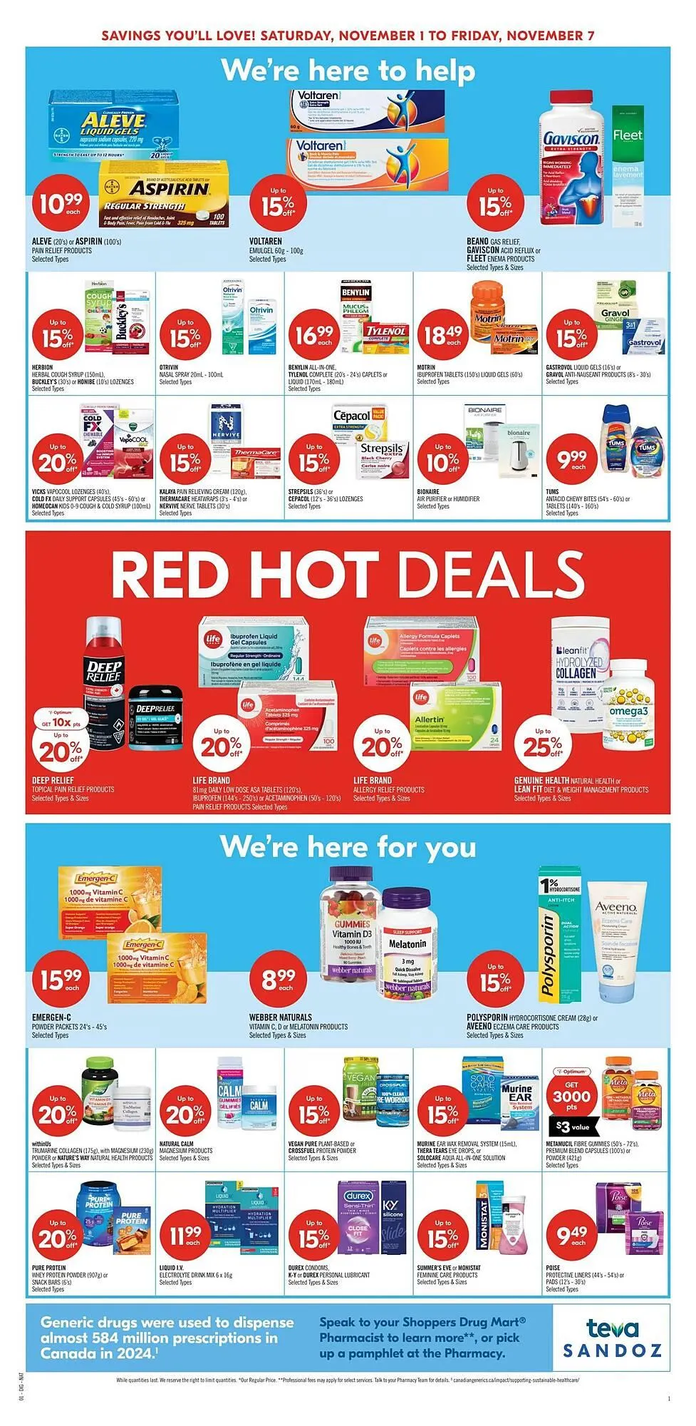 Shoppers Drug Mart flyer from October 31 to November 6 2025 - flyer page 6