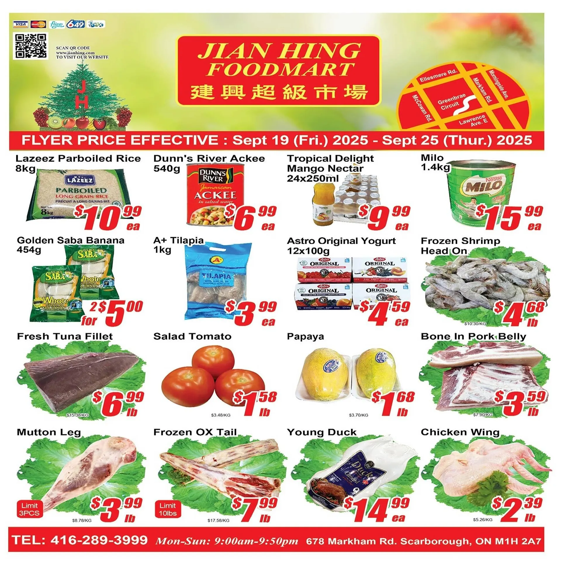 Jian Hing Supermarket flyer from September 19 to September 25 2025 - flyer page 1