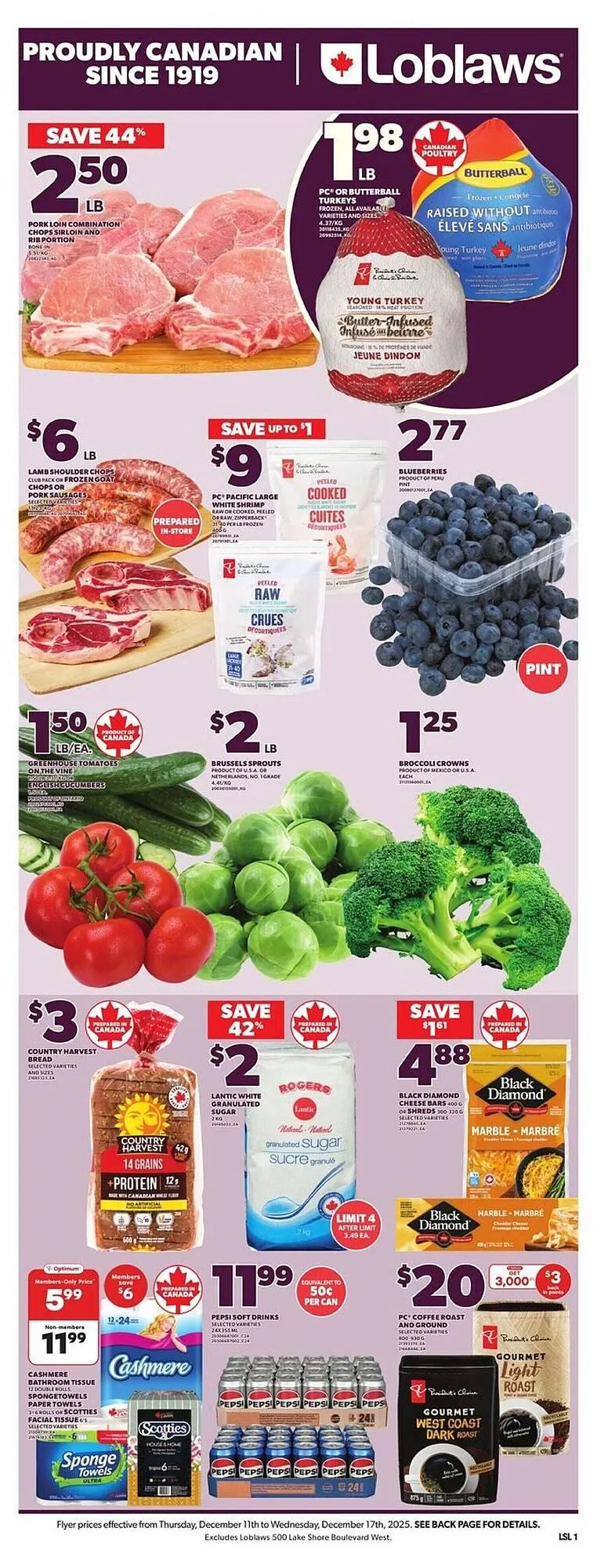 Loblaws flyer from December 11 to December 18 2025 - flyer page 1