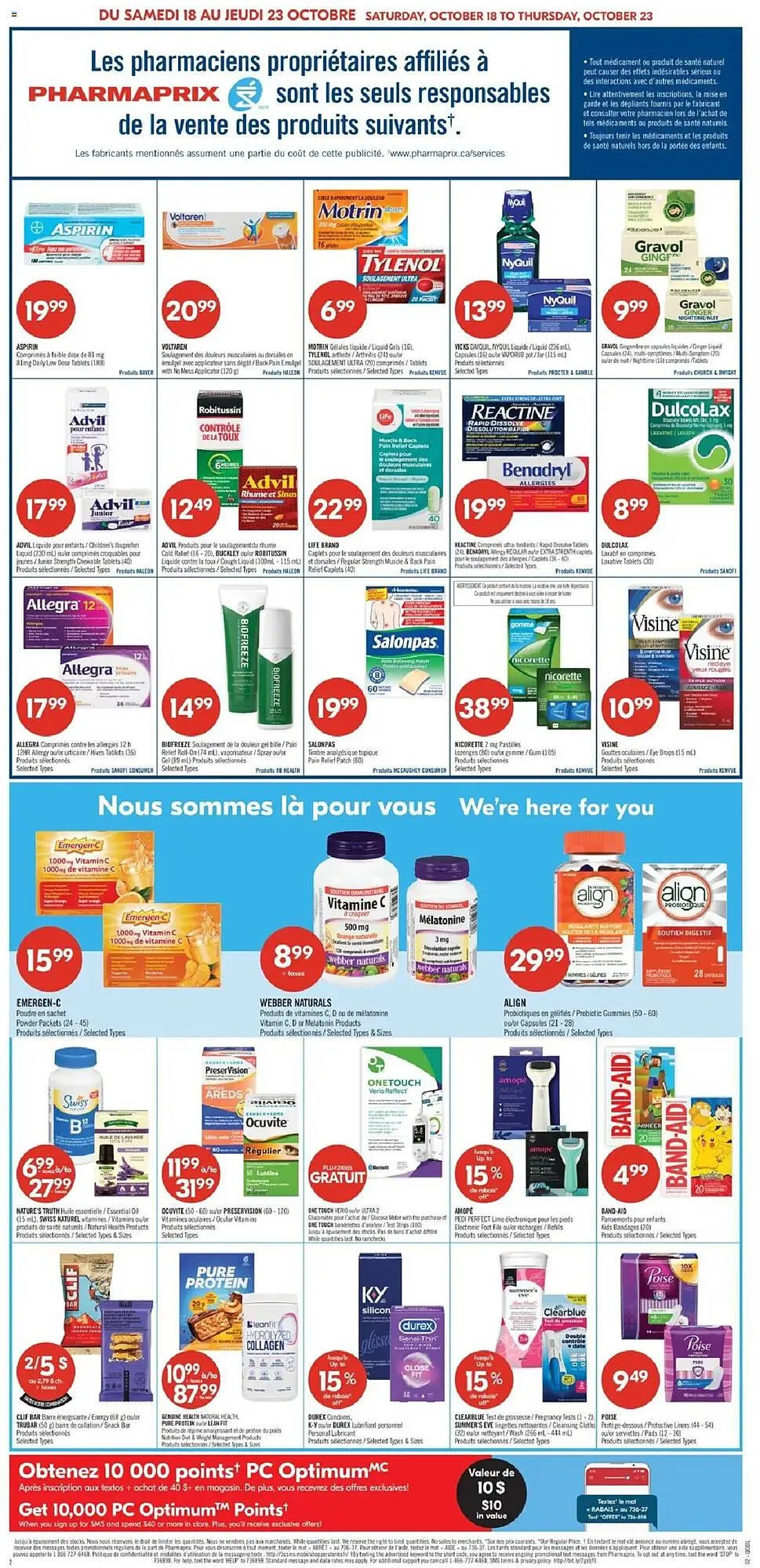 Pharmaprix flyer from October 18 to October 24 2025 - flyer page 4
