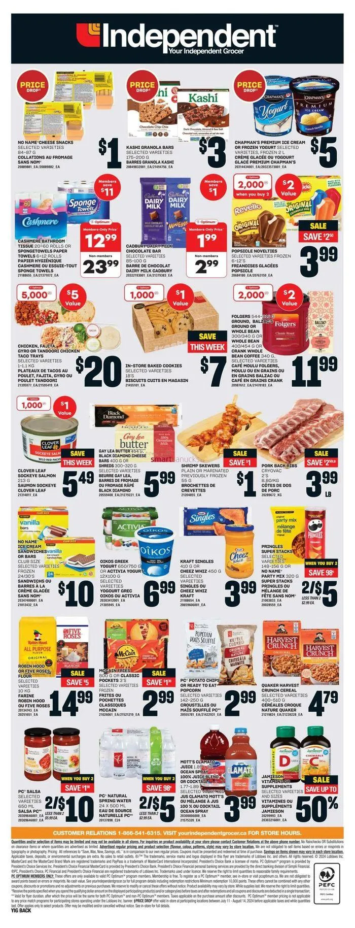 Independent Grocer weeky flyer from August 1 to August 7 2024 - flyer page 9