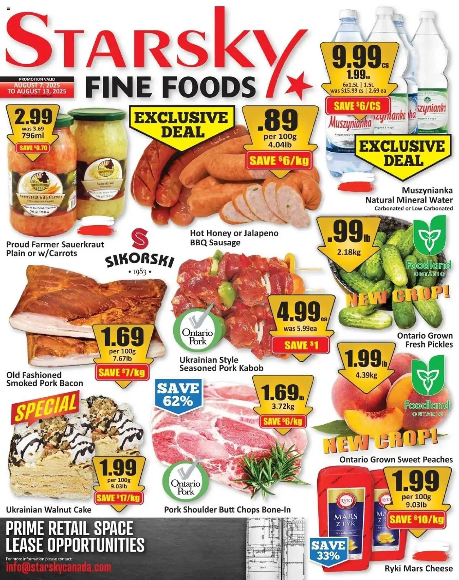 Starsky flyer from August 7 to August 13 2025 - flyer page 1