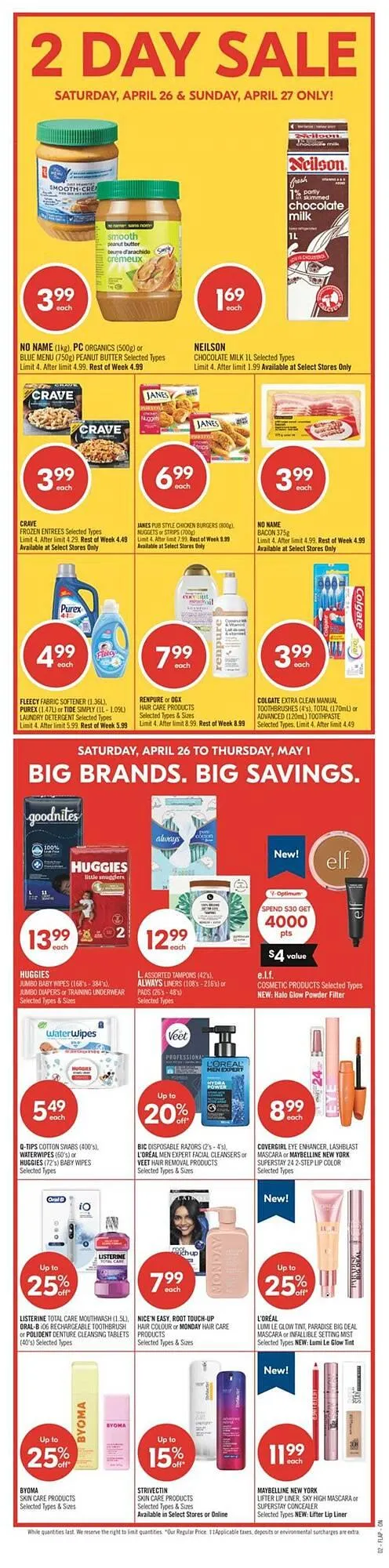 Shoppers Drug Mart flyer from April 29 to April 30 2025 - flyer page 3