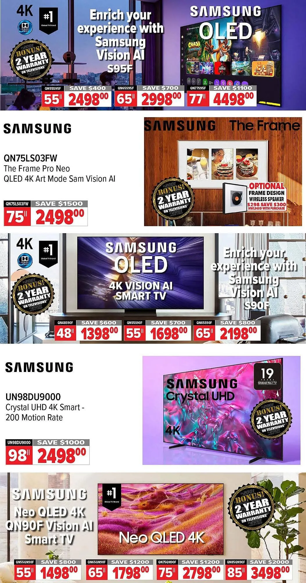 2001 Audio Video flyer from January 2 to January 9 2026 - flyer page 7