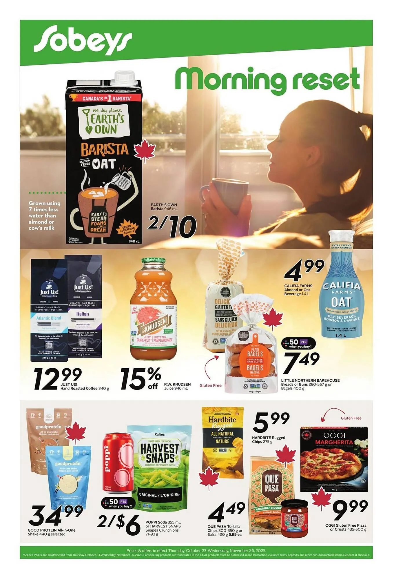 Sobeys flyer from October 23 to November 26 2025 - flyer page 1