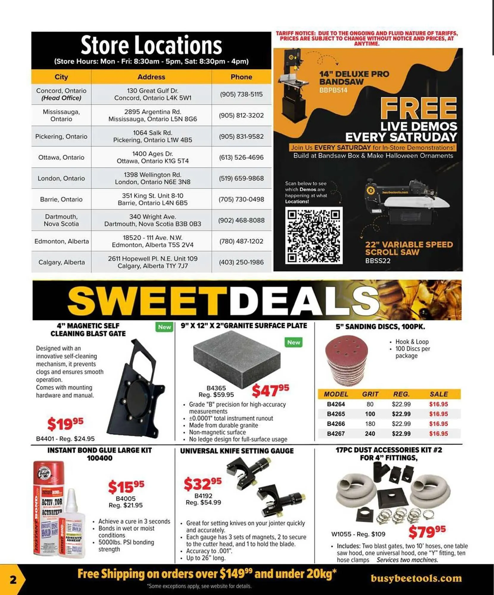 Busy Bee Tools flyer from September 9 to October 18 2025 - flyer page 2