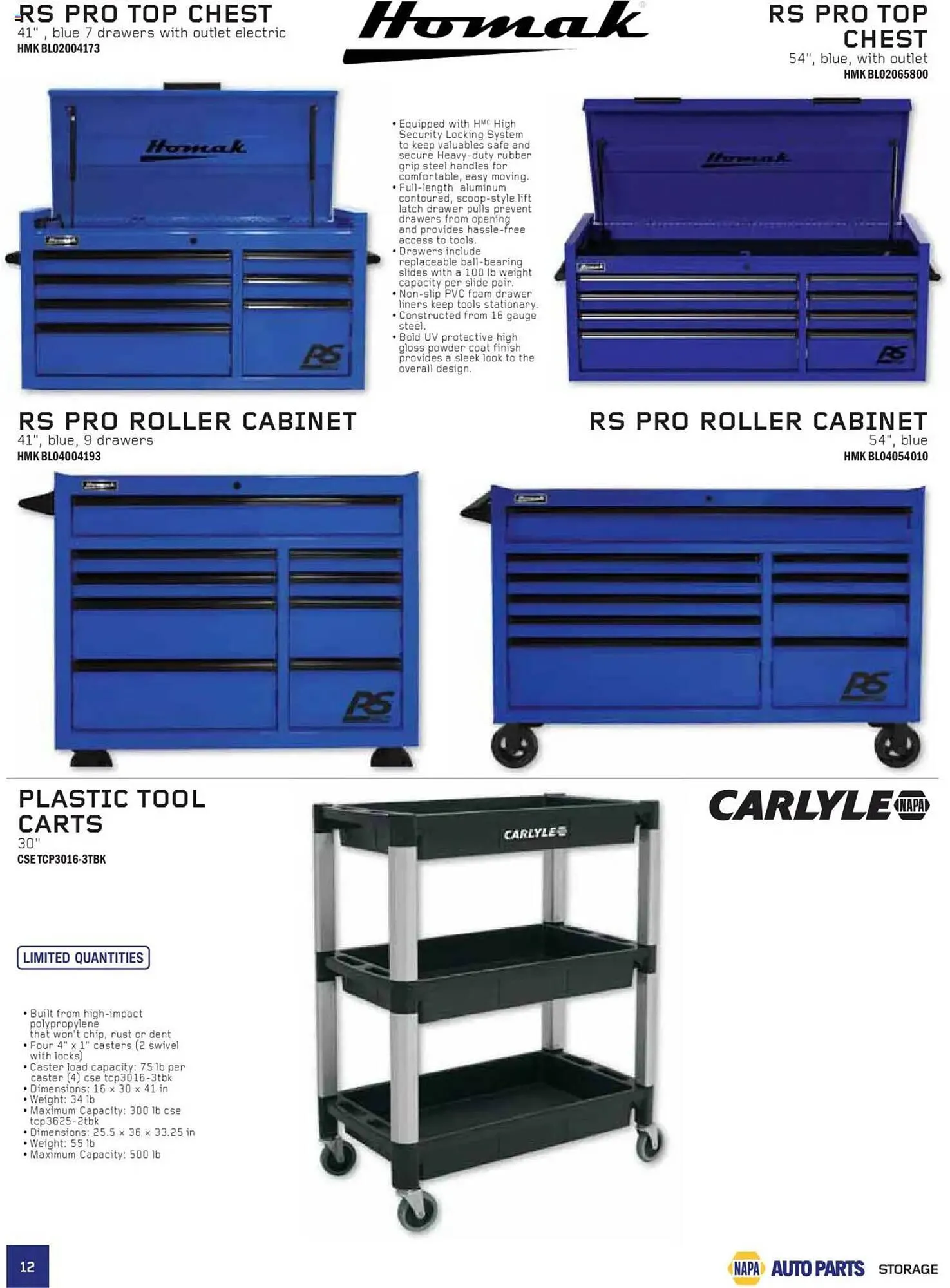 NAPA Auto Parts flyer from July 1 to August 30 2025 - flyer page 12