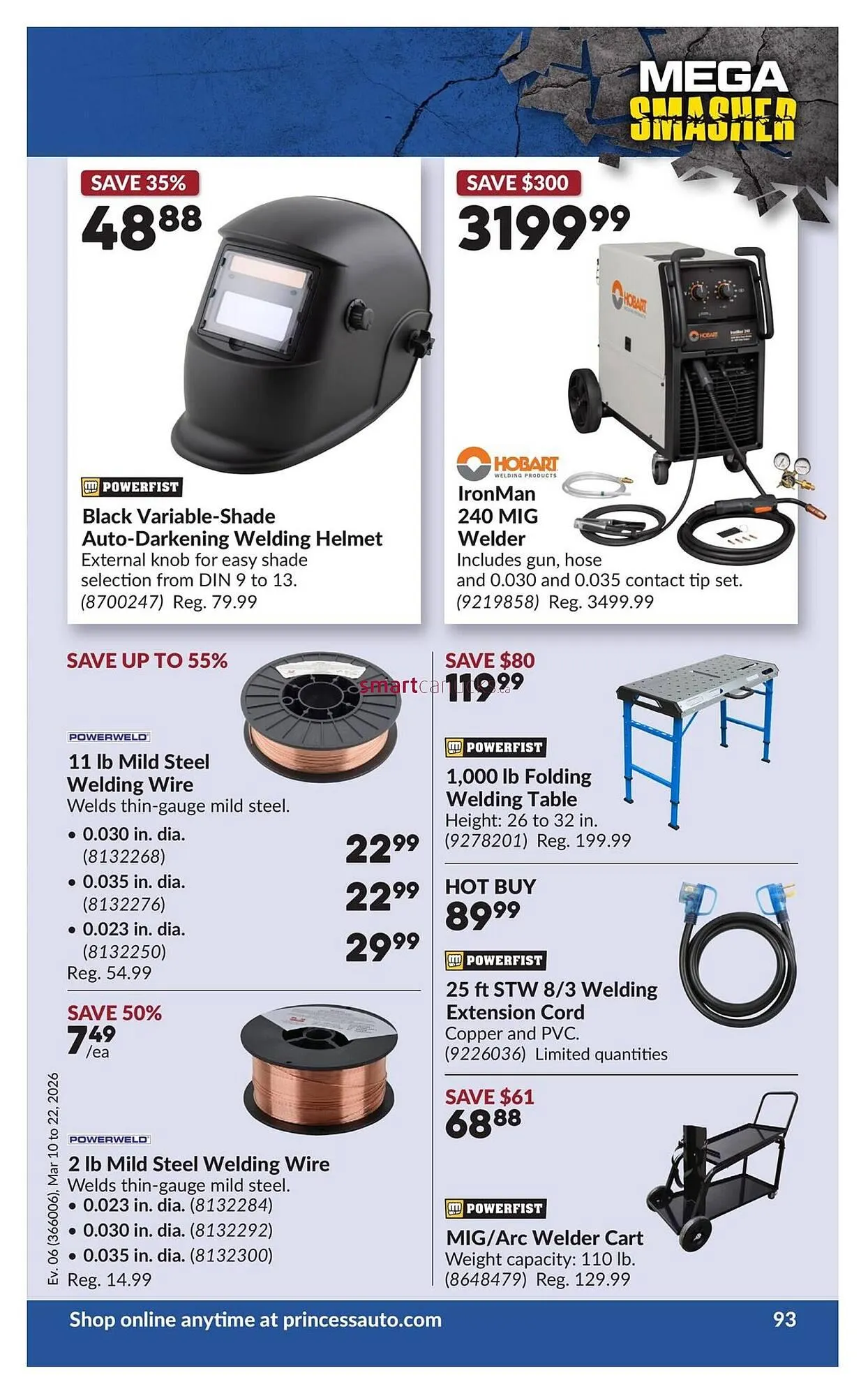 Princess Auto flyer from March 10 to March 22 2026 - flyer page 98