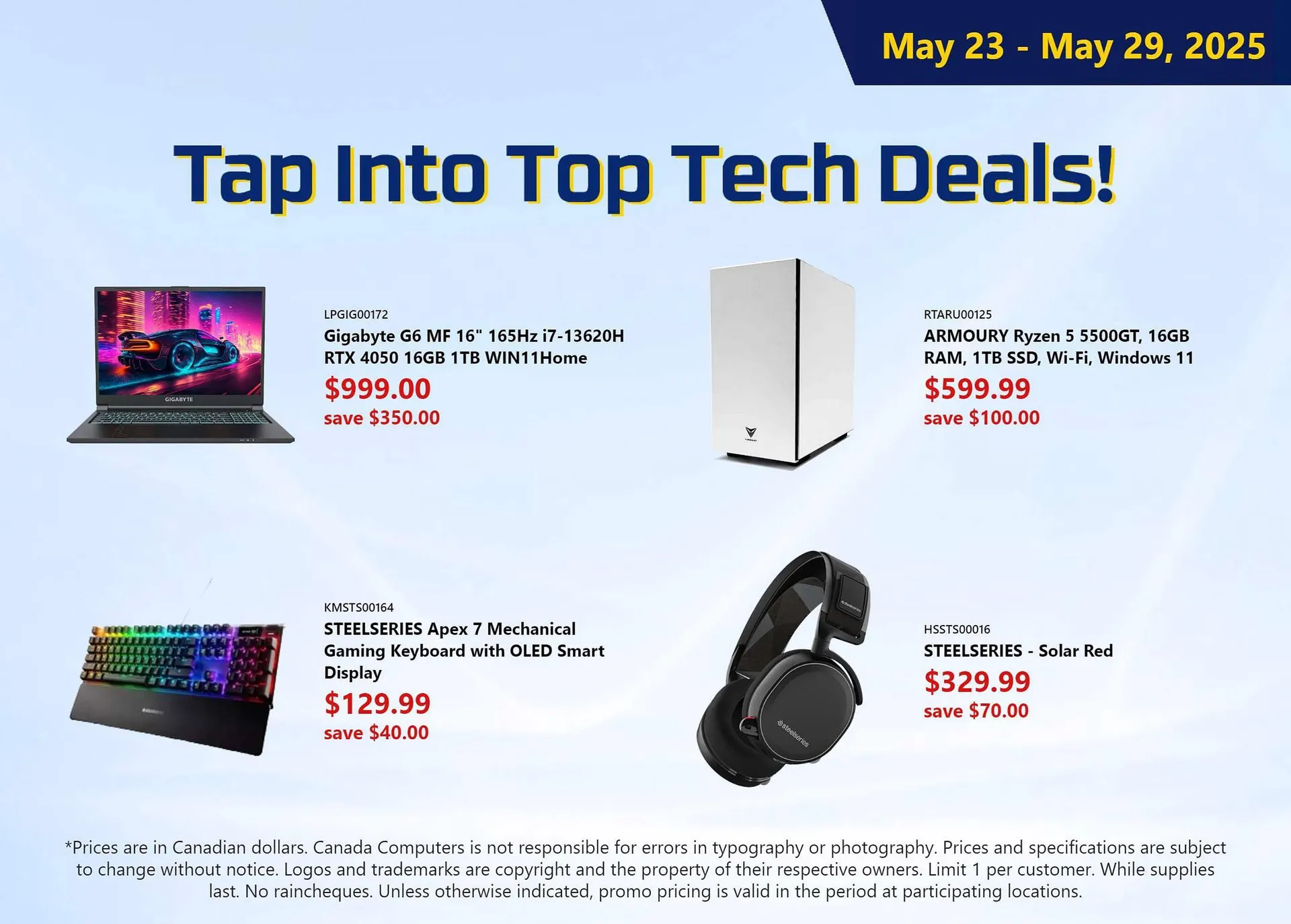 Canada Computers flyer - 1