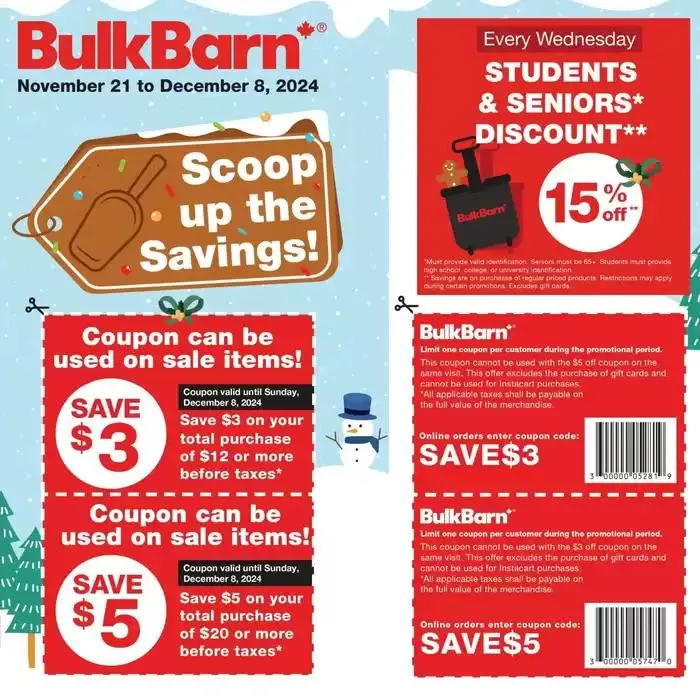 Bulk Barn Weekly ad from November 21 to December 8 2024 - flyer page 1