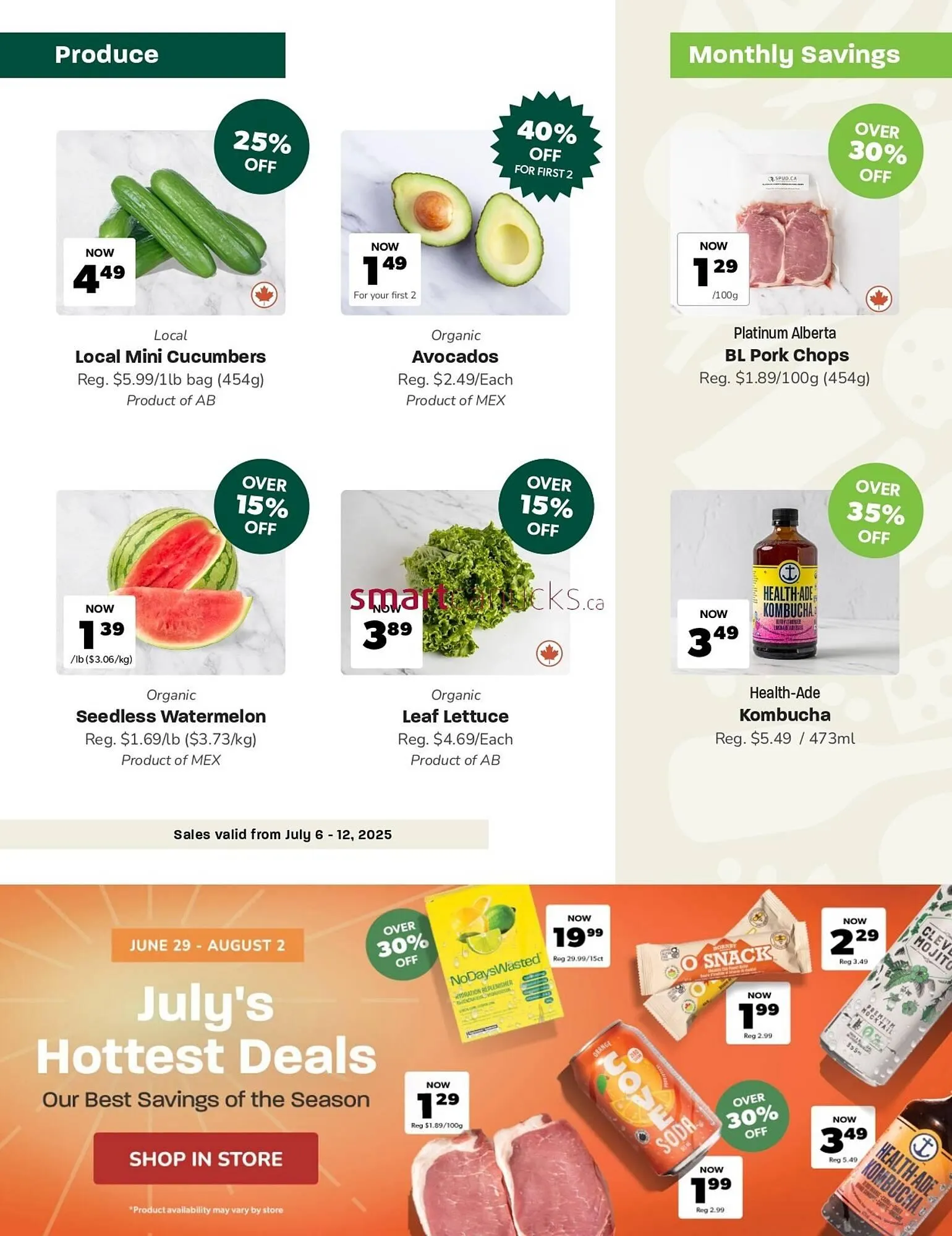 Blush Lane Organics flyer from July 6 to July 19 2025 - flyer page 2