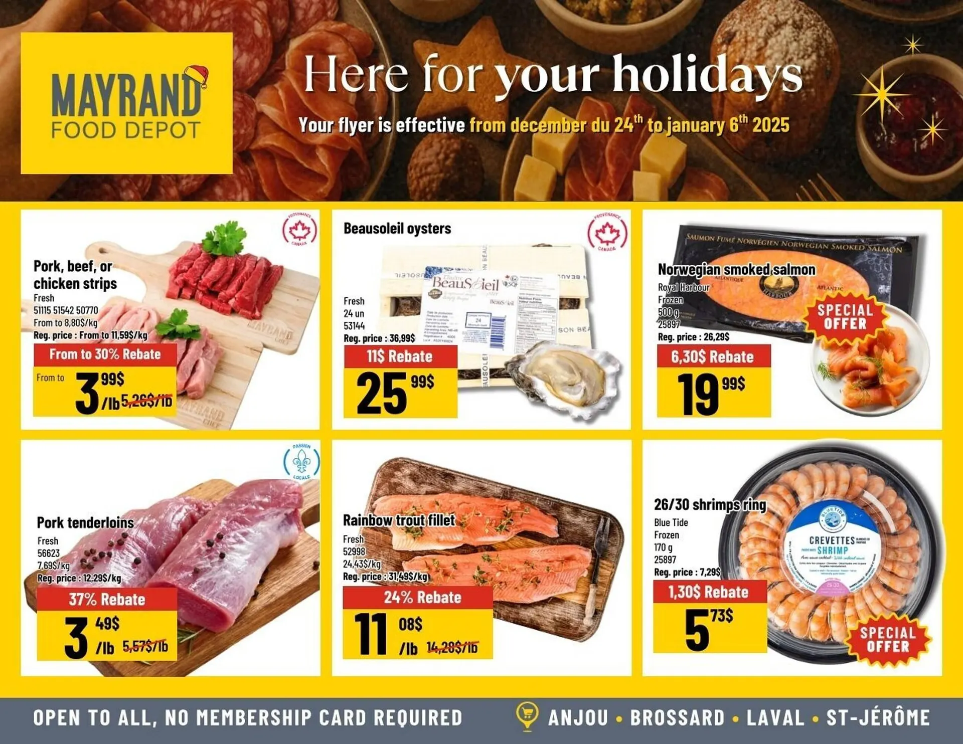 Mayrand flyer from December 25 to January 1 2026 - flyer page 2