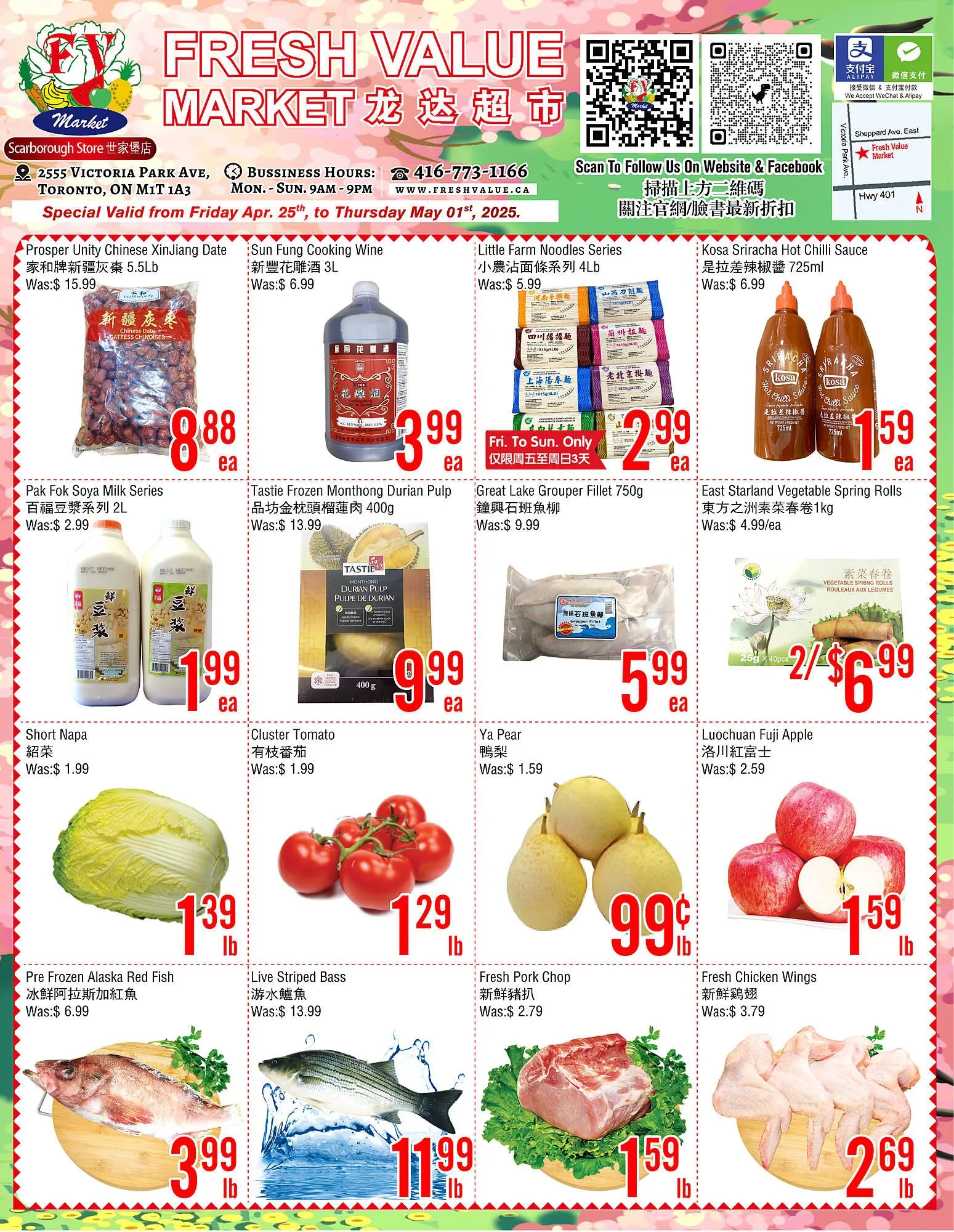 Fresh Value flyer from April 25 to May 1 2025 - flyer page 1