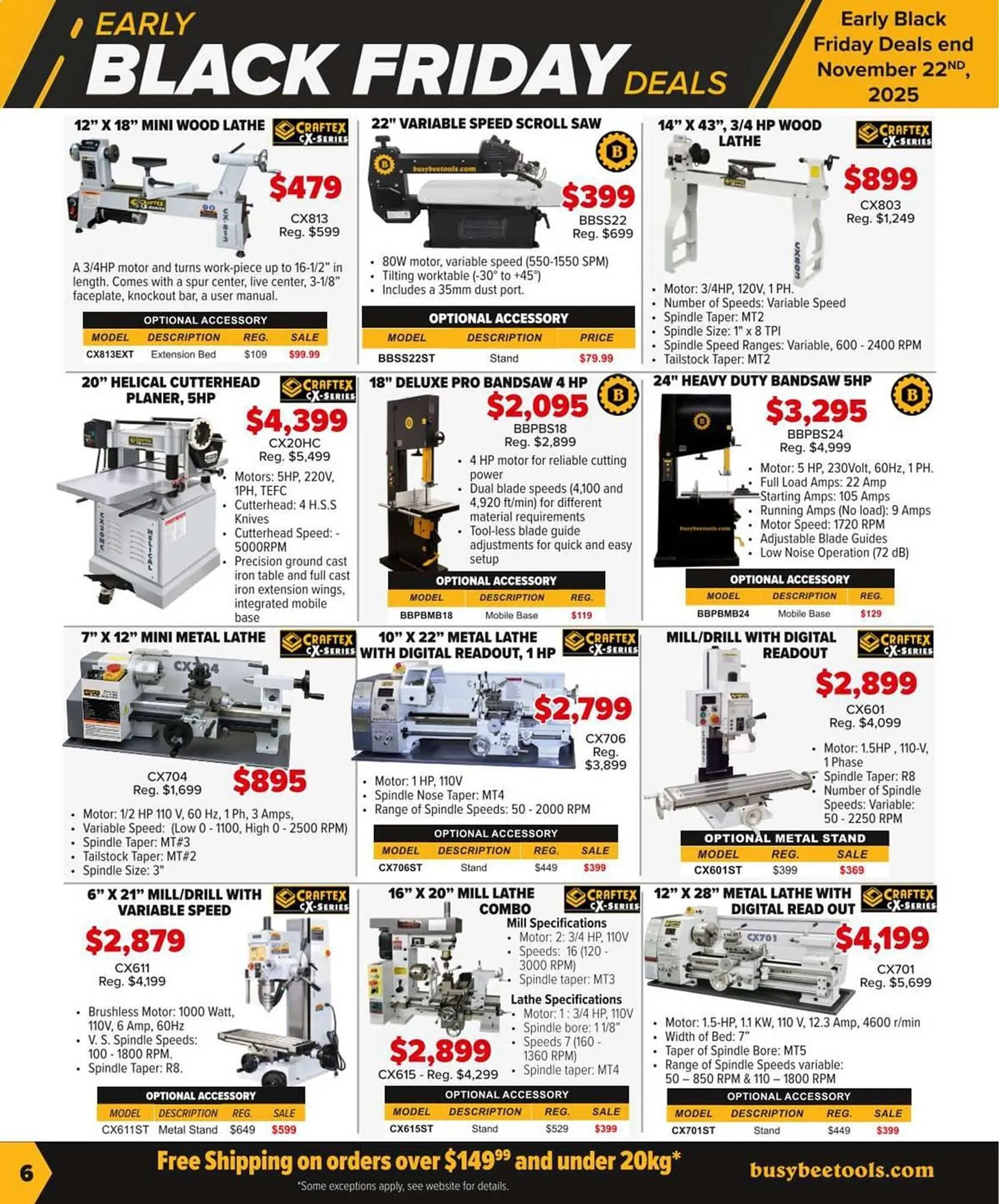 Busy Bee Tools flyer from November 10 to January 10 2026 - flyer page 6
