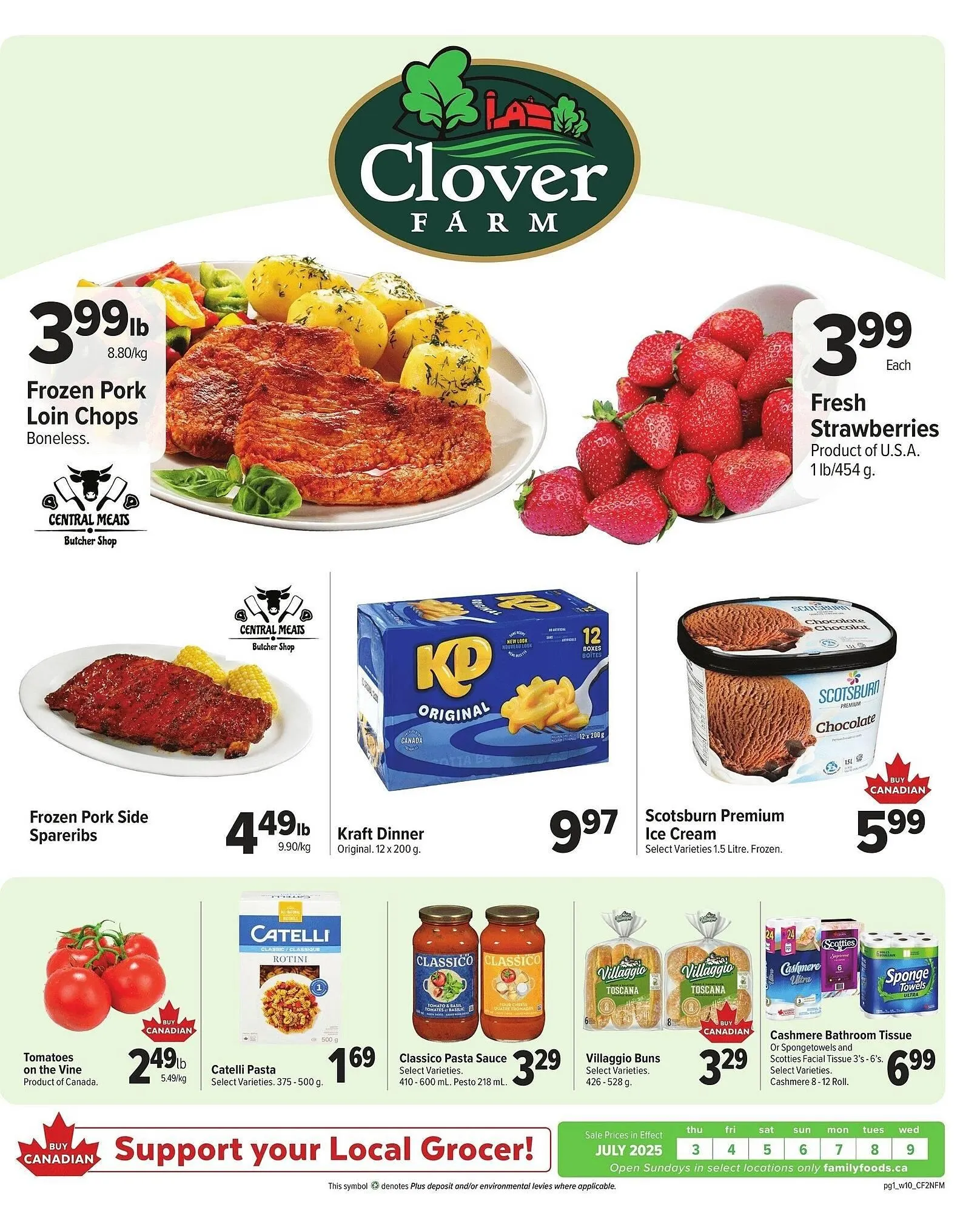 Clover Farm flyer - 1