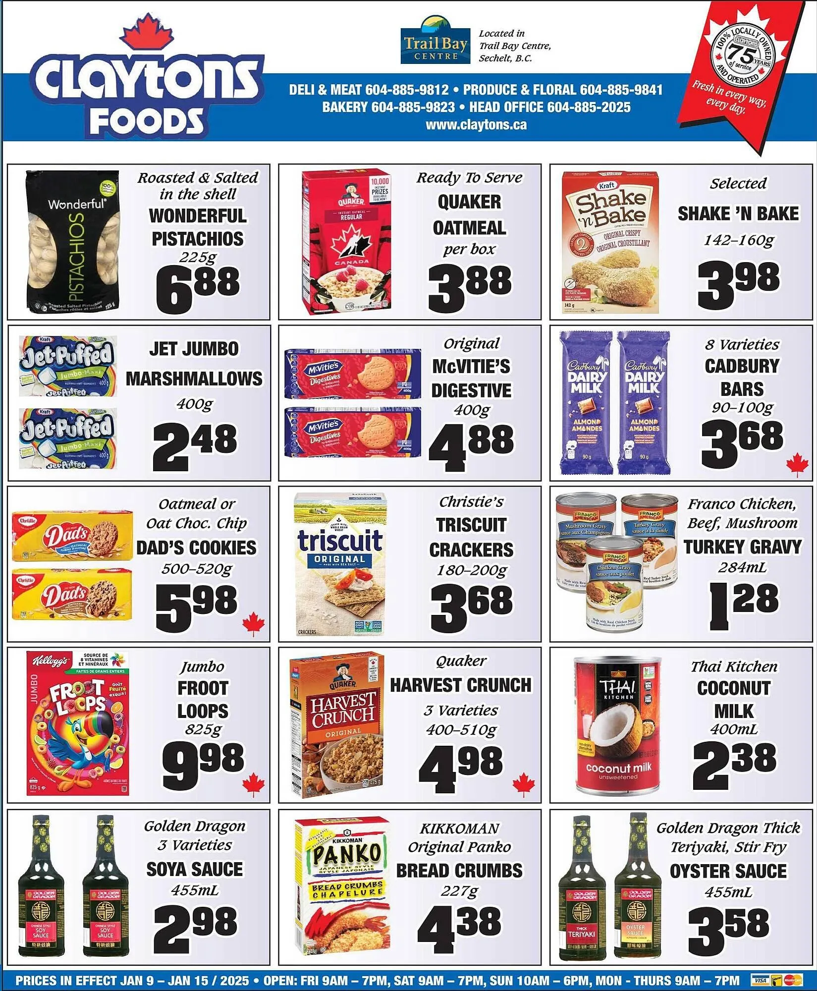 Claytons Heritage Market flyer from January 9 to January 15 2026 - flyer page 4