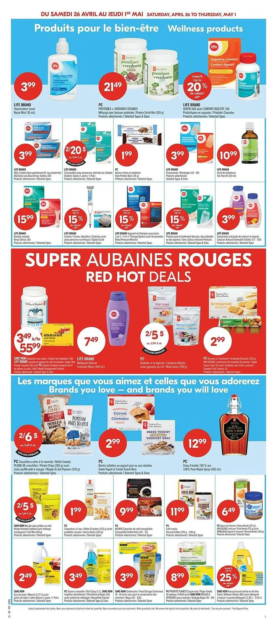 Pharmaprix flyer from April 26 to May 1 2025 - flyer page 10