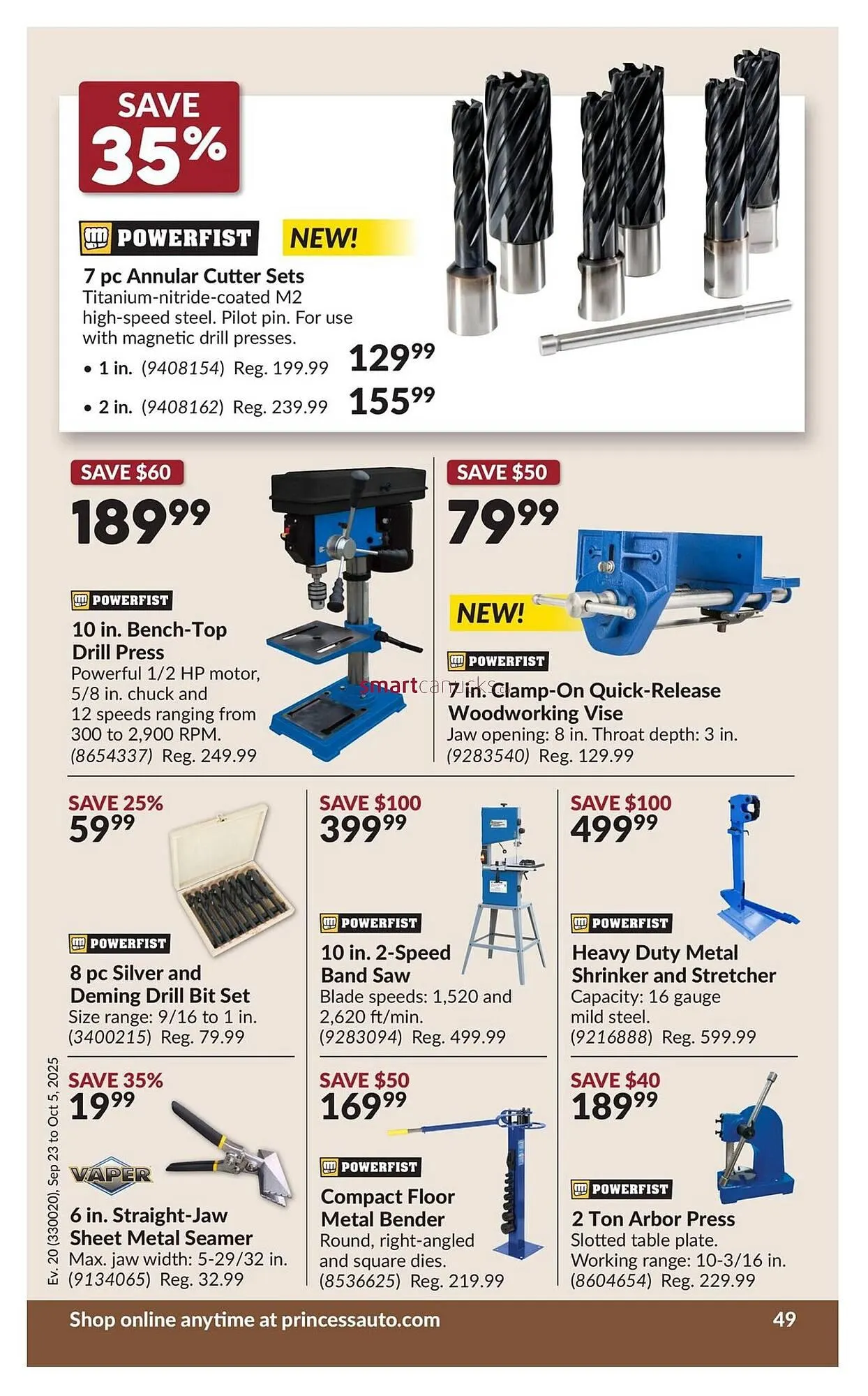 Princess Auto flyer from September 18 to September 24 2025 - flyer page 55