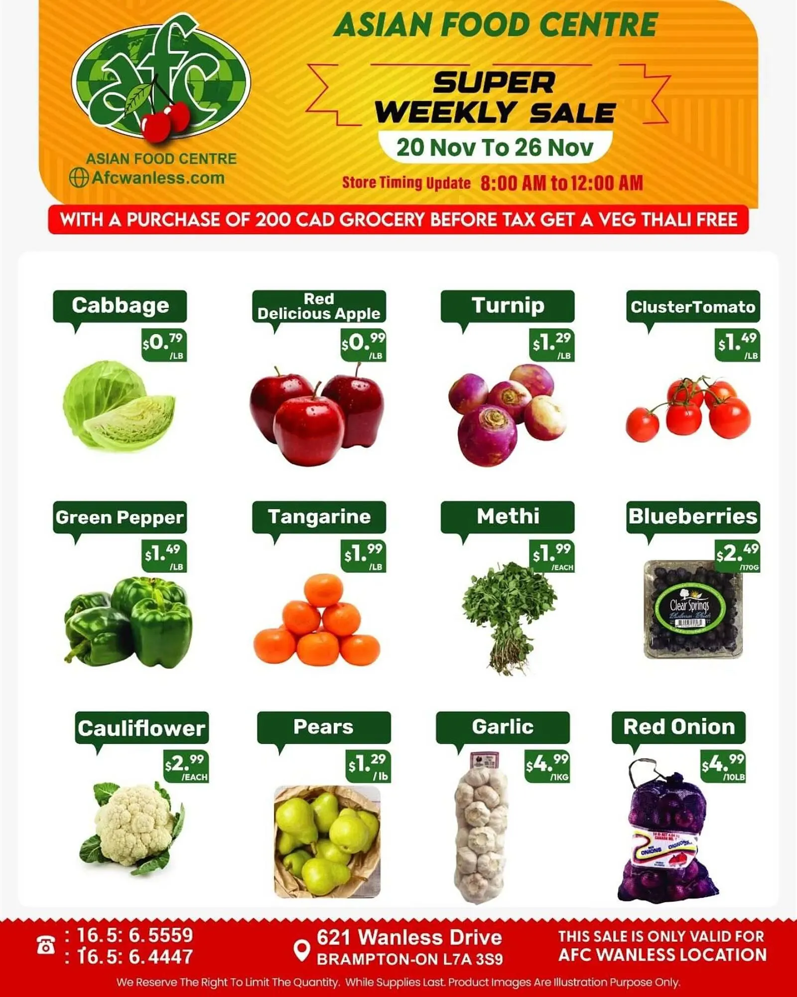 Asian Food Centre flyer from November 20 to November 26 2025 - flyer page 1